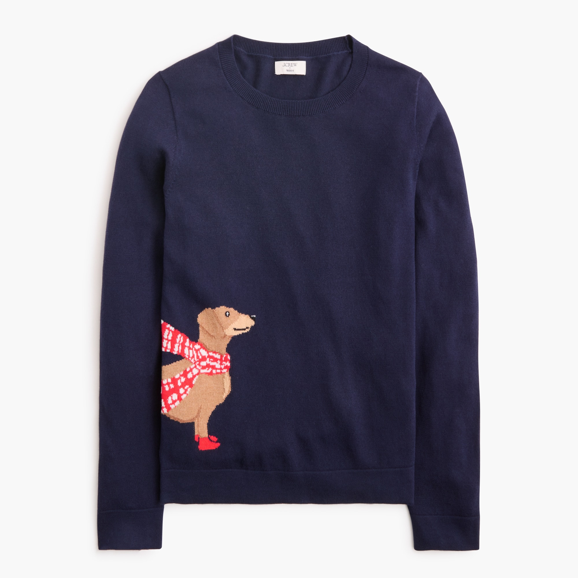 100% cotton dachshund dog Teddie sweater