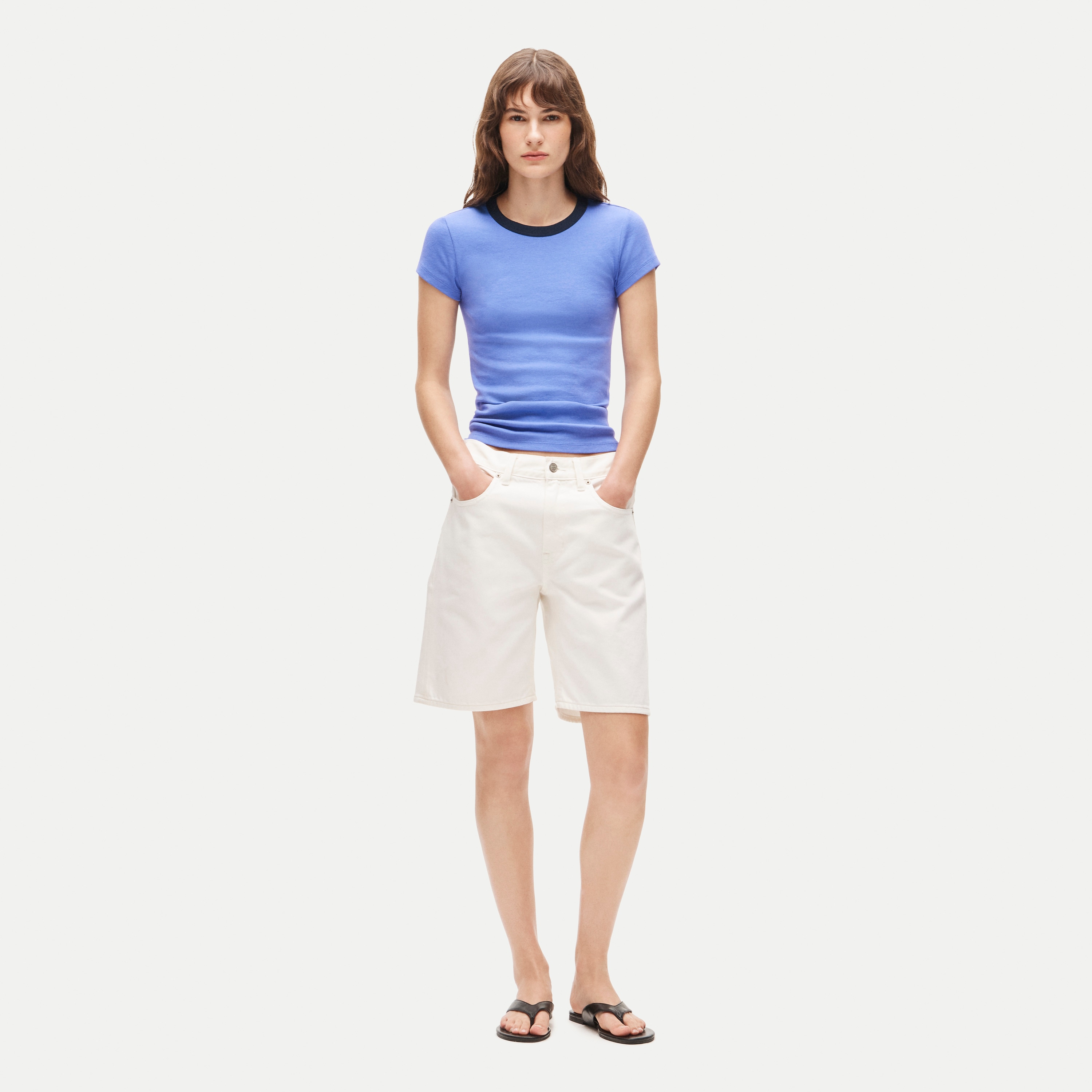 Perfect-fit ringer T-shirt