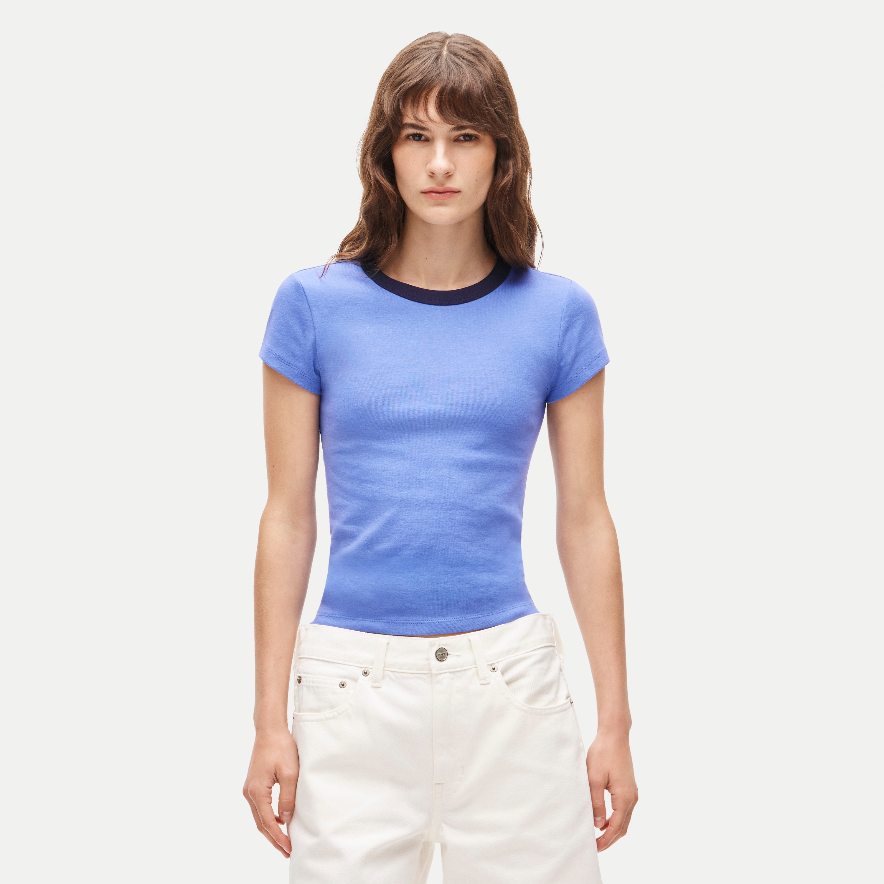 Perfect-fit ringer T-shirt