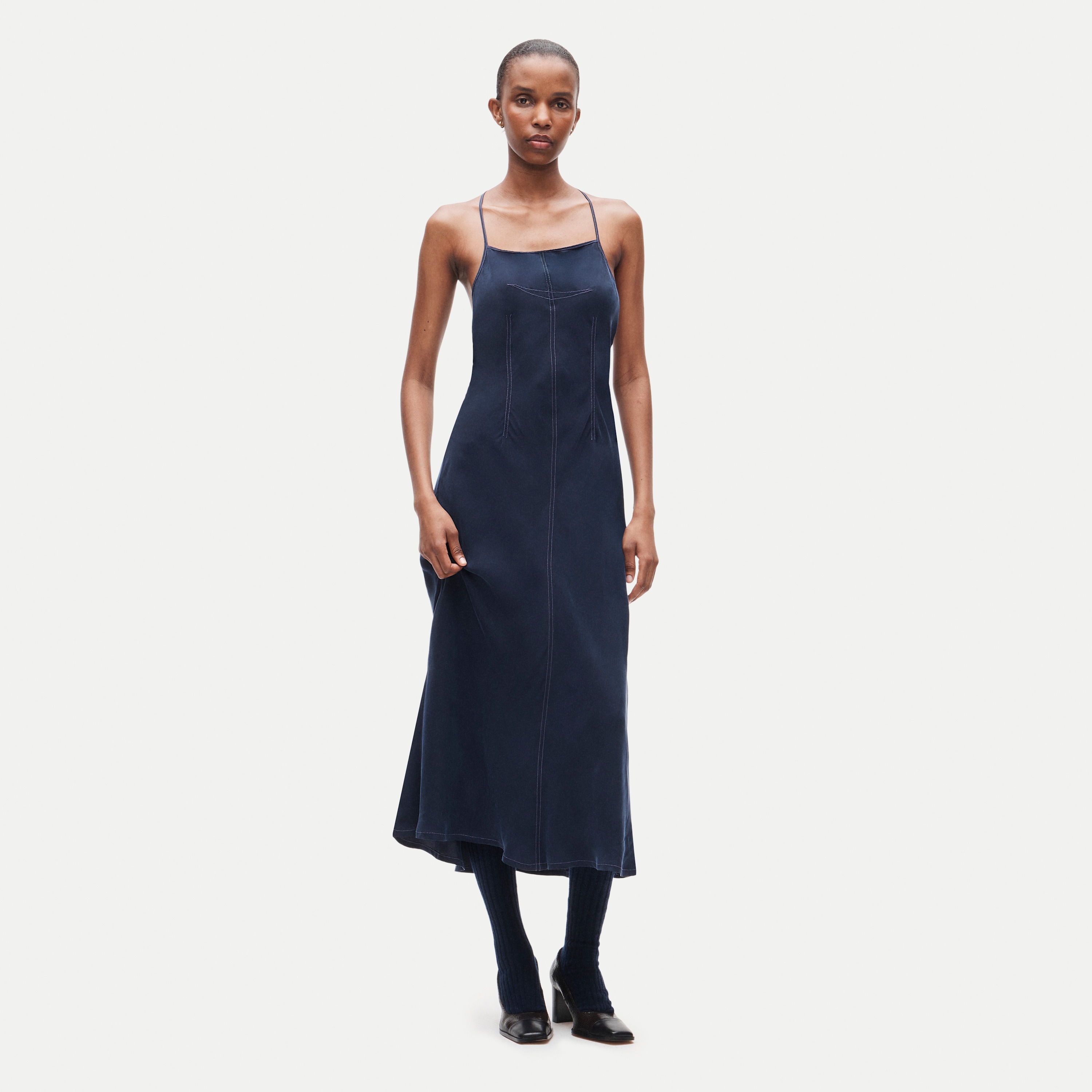 Eckhaus Latta x J.Crew apron dress