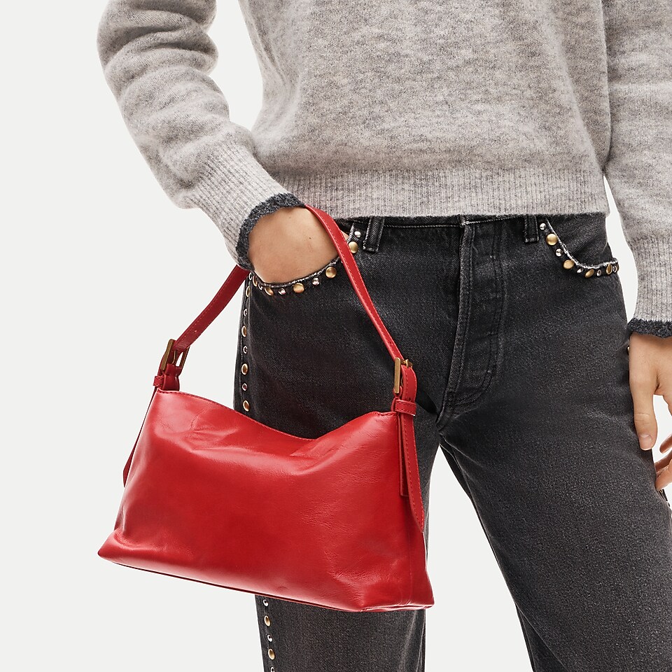 Berkeley small shoulder bag in leather by J.Crew