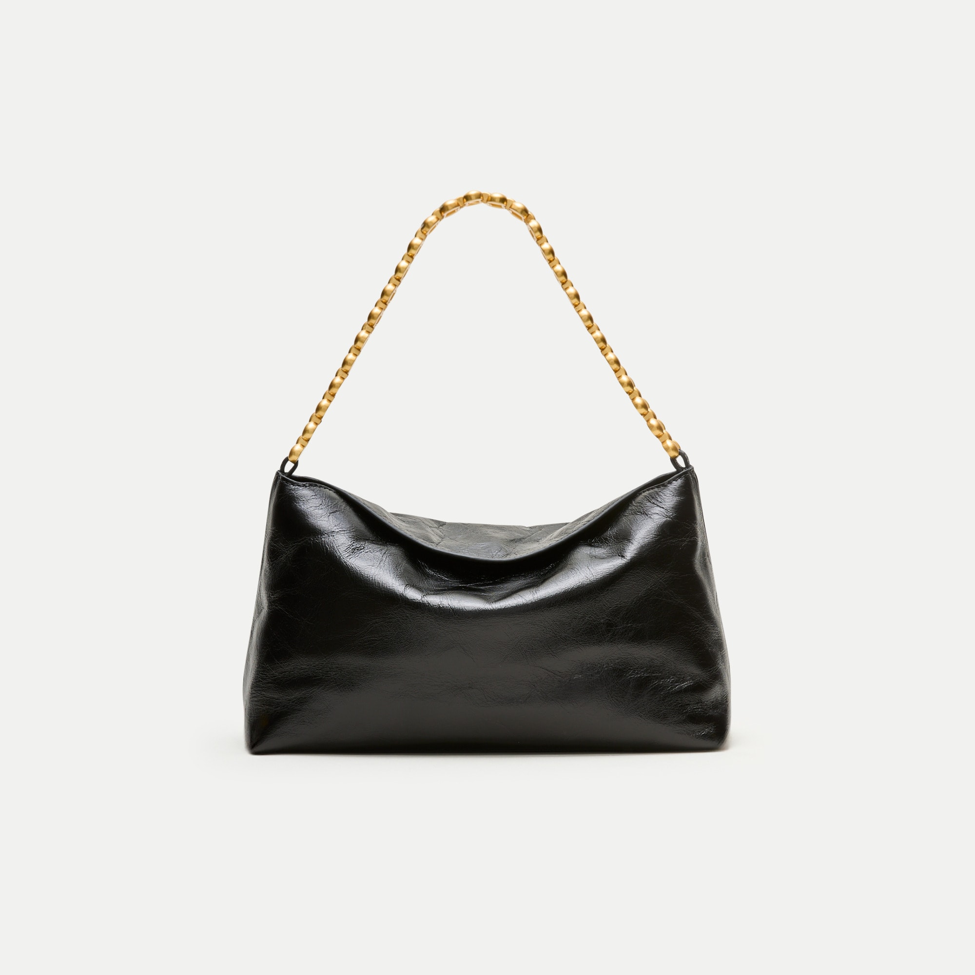 Berkeley small shoulder bag in leather with chain strap