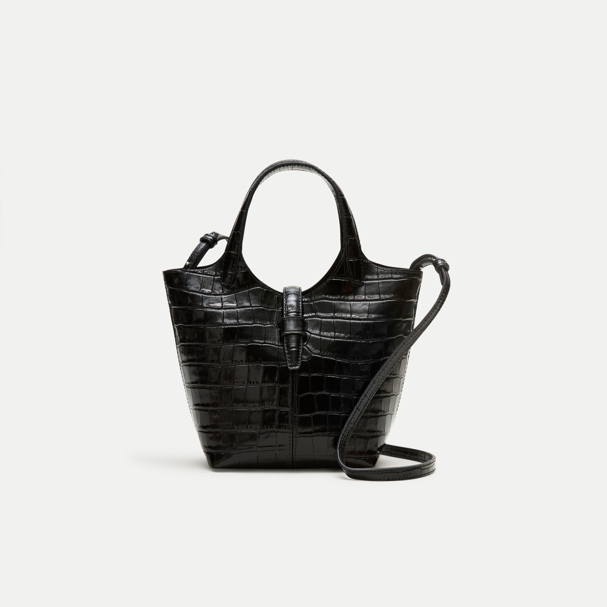 Yorke bag in croc-embossed leather