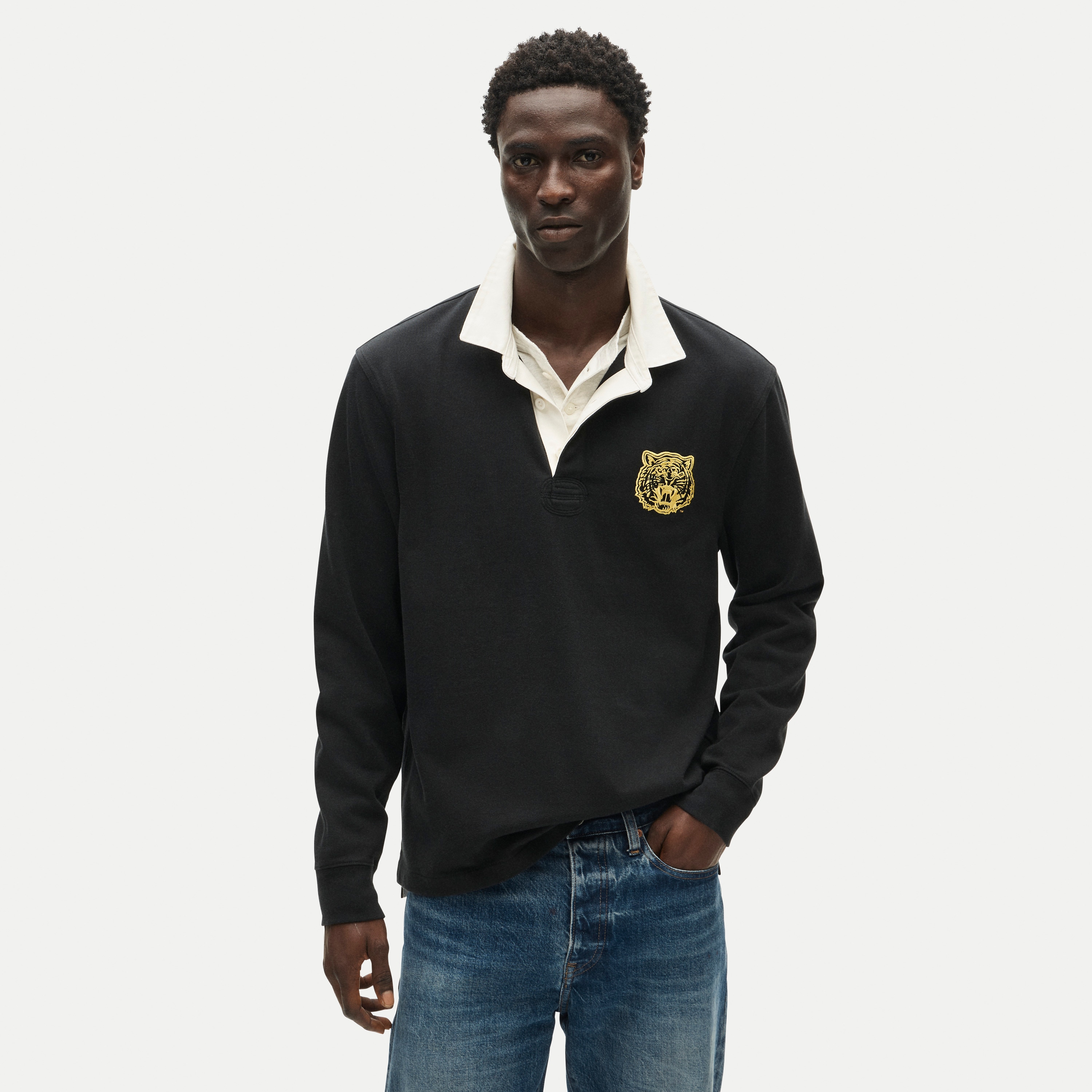 '47 x J.Crew Grambling rugby shirt