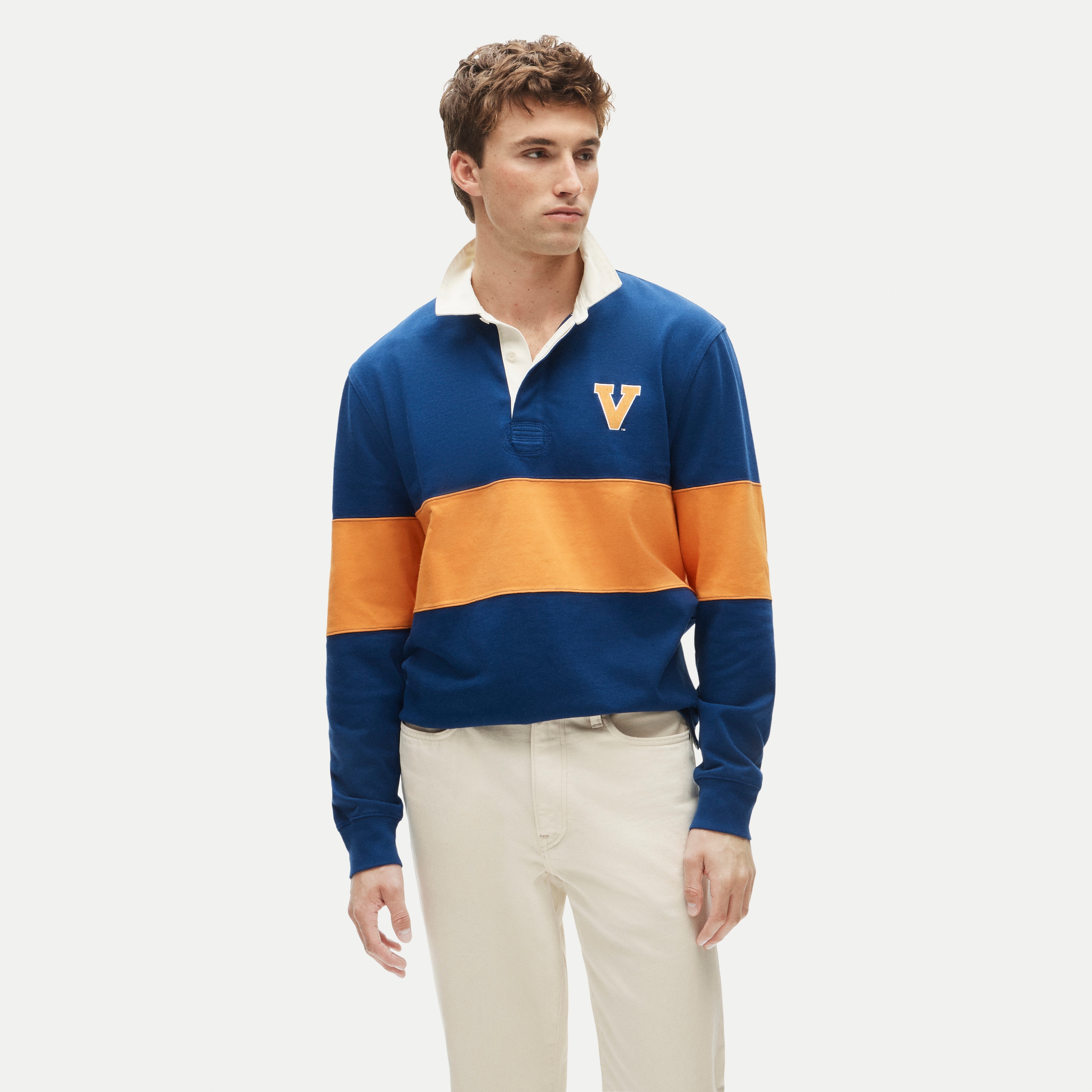 '47 x J.Crew Virginia rugby shirt