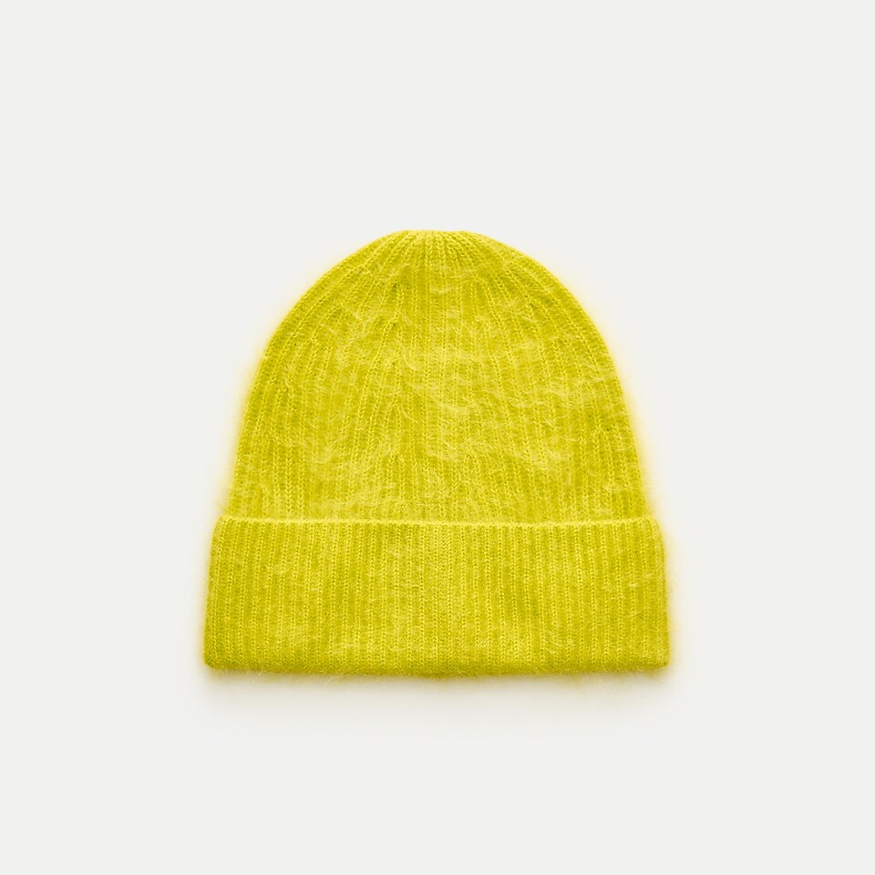 Brushed cashmere beanie by J.Crew