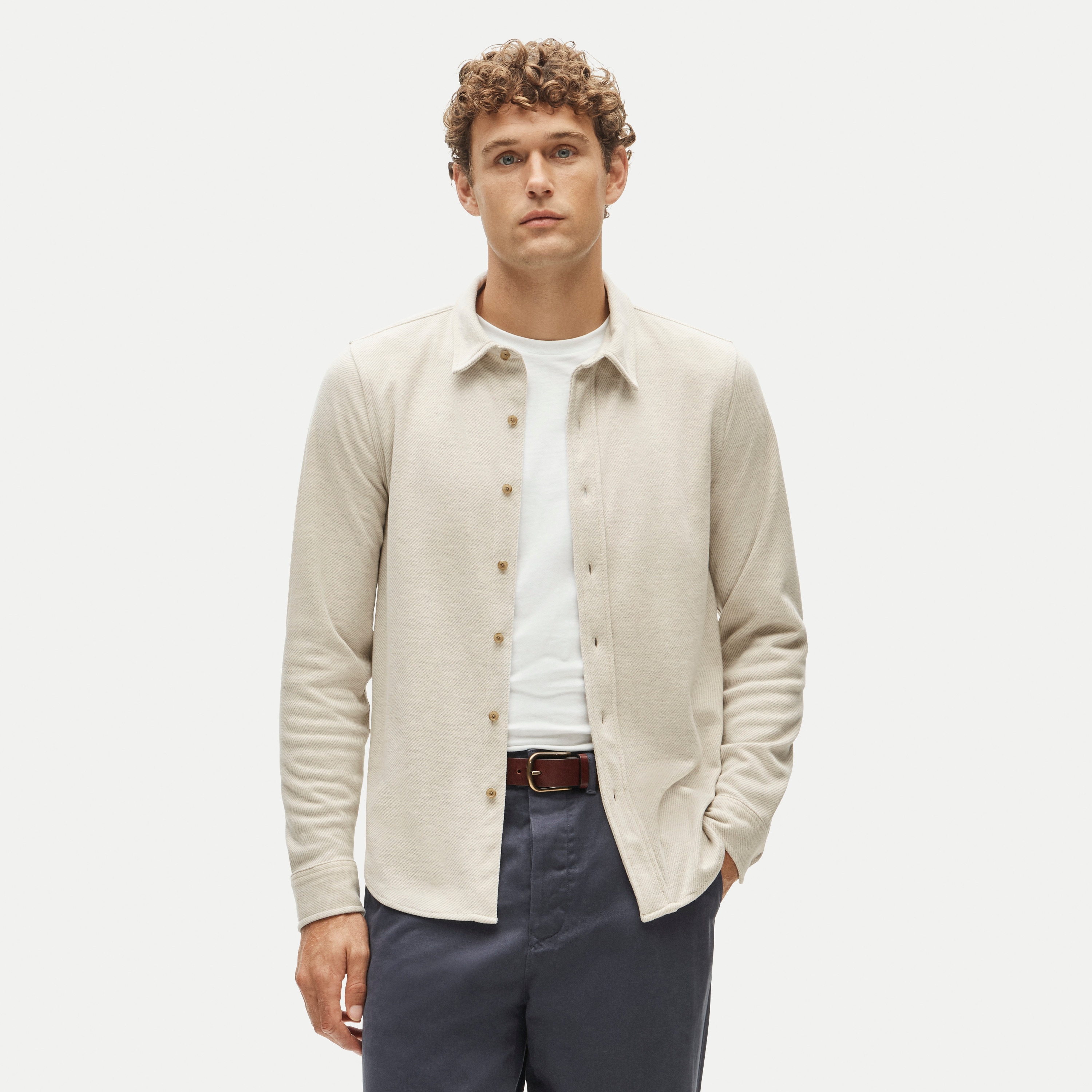 Lightweight Seaboard soft-knit shirt