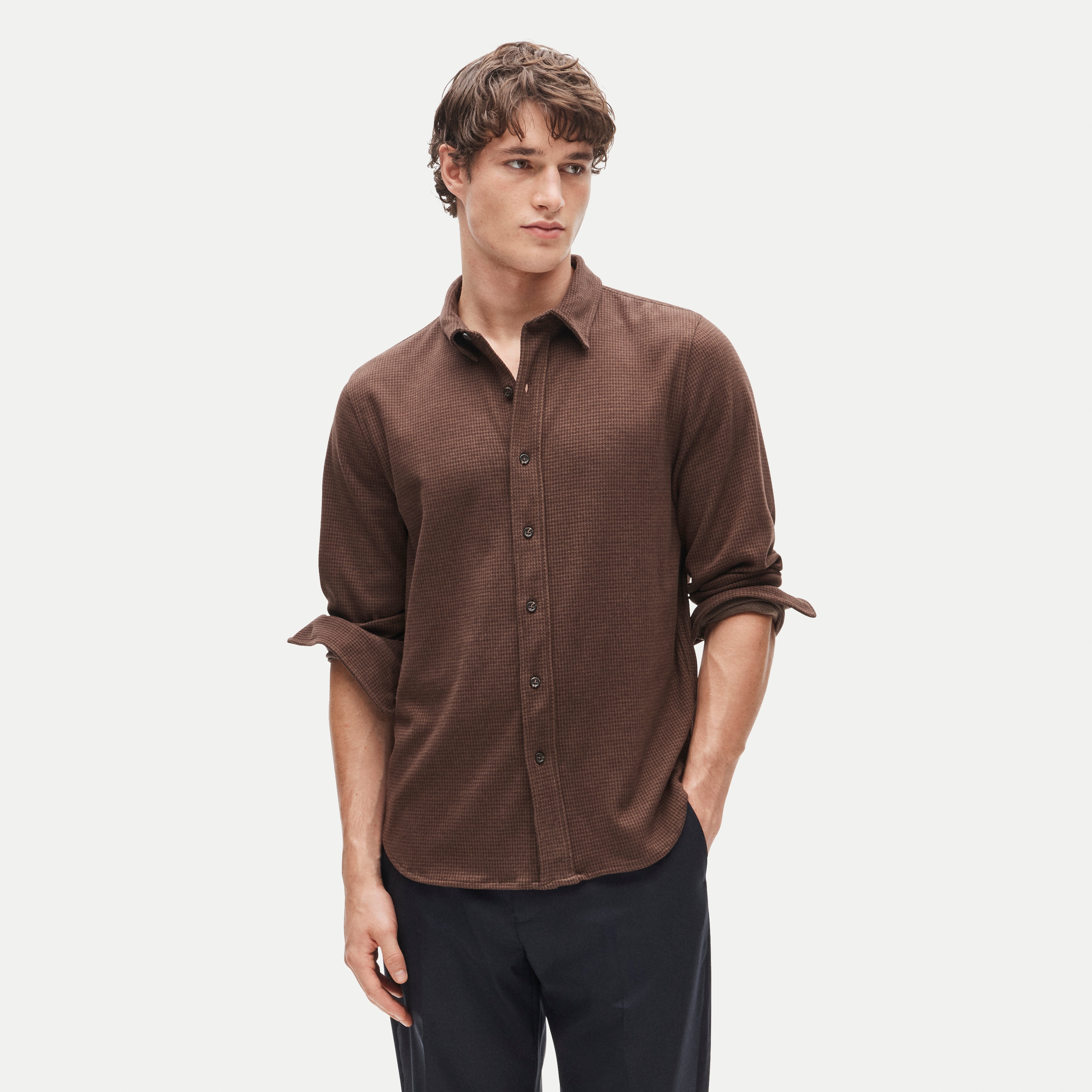 Lightweight Seaboard soft-knit shirt