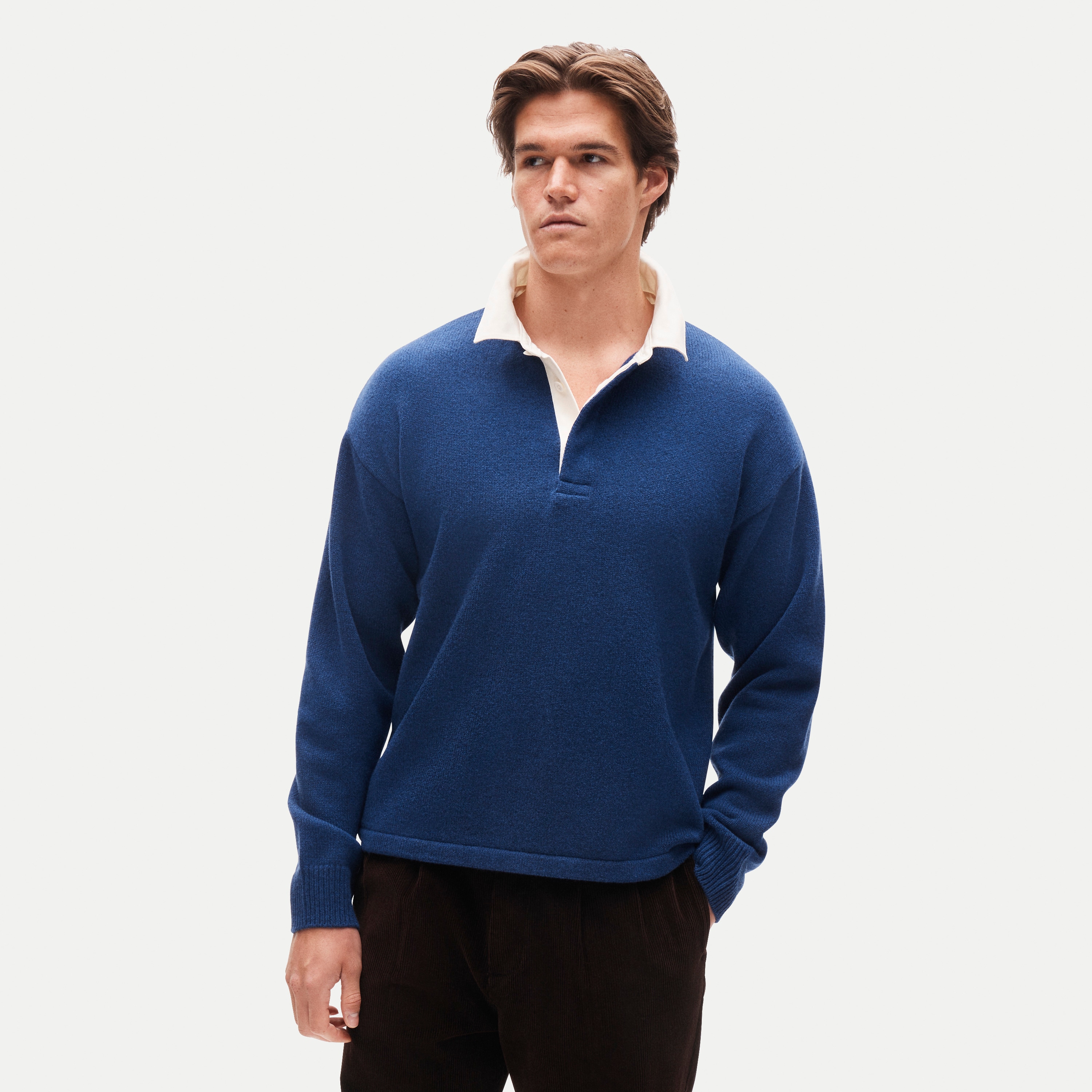 Wool rugby sweater