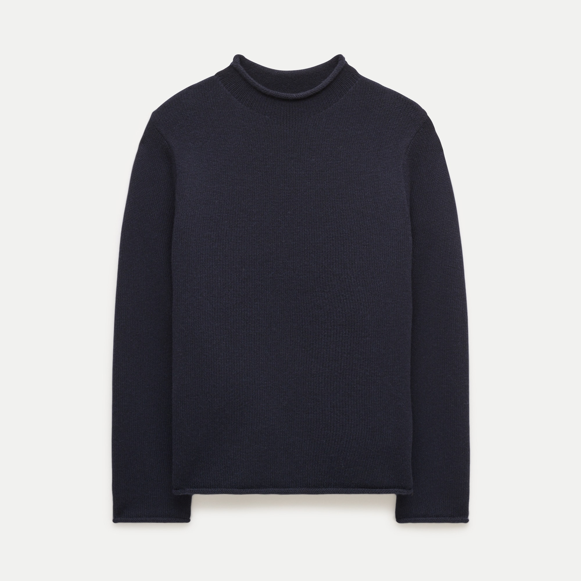 Rollneck™ sweater in heavyweight cashmere