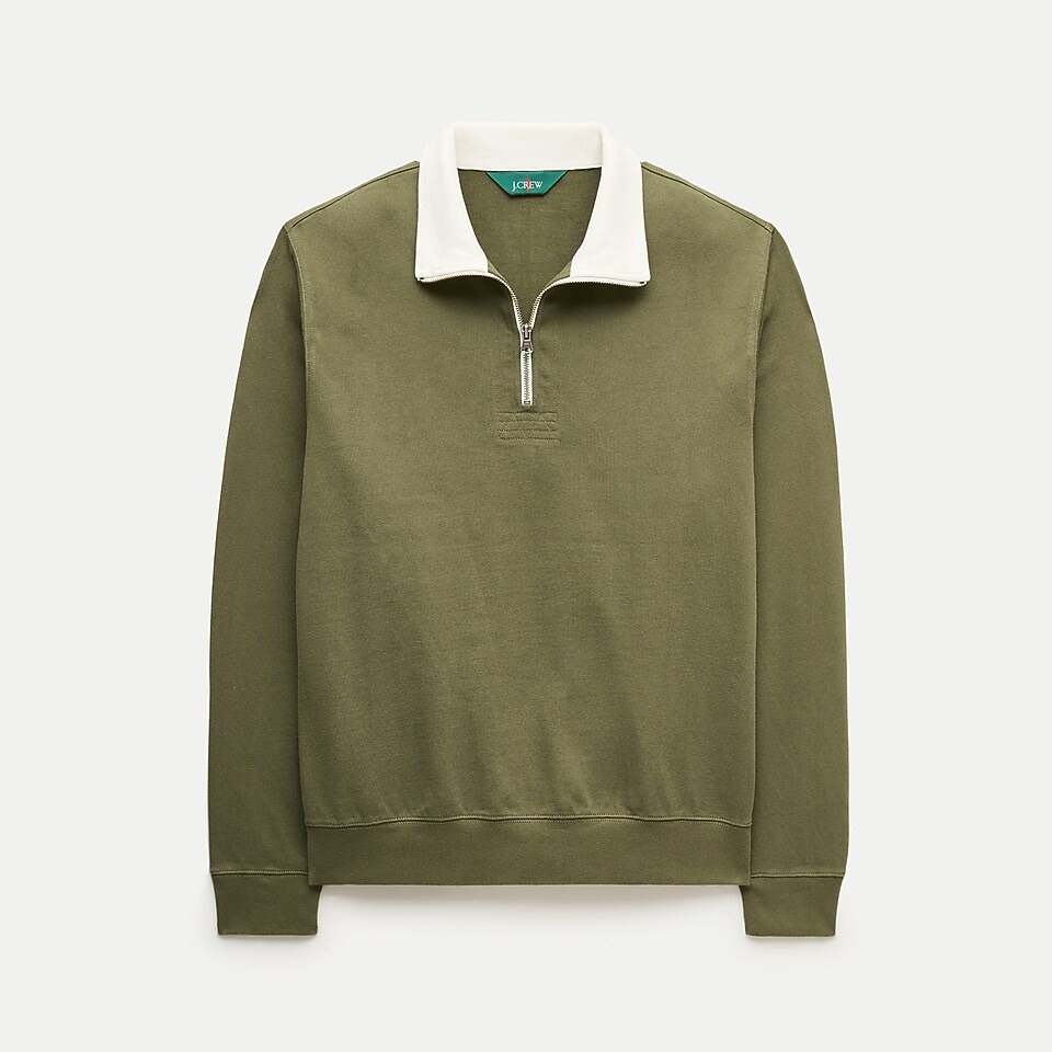 Long-sleeve Textured Terry T-shirt For Men | J.Crew