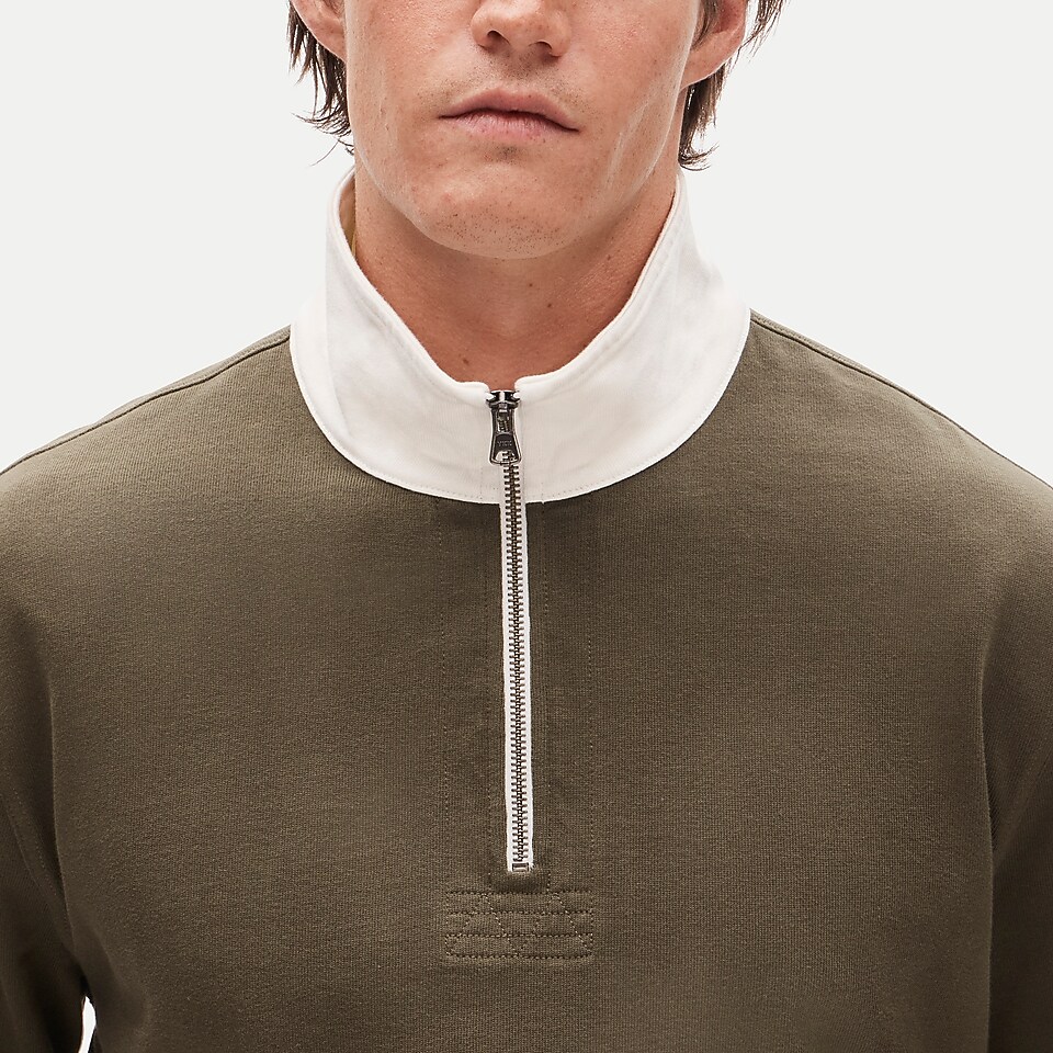Long-sleeve Textured Terry T-shirt For Men | J.Crew