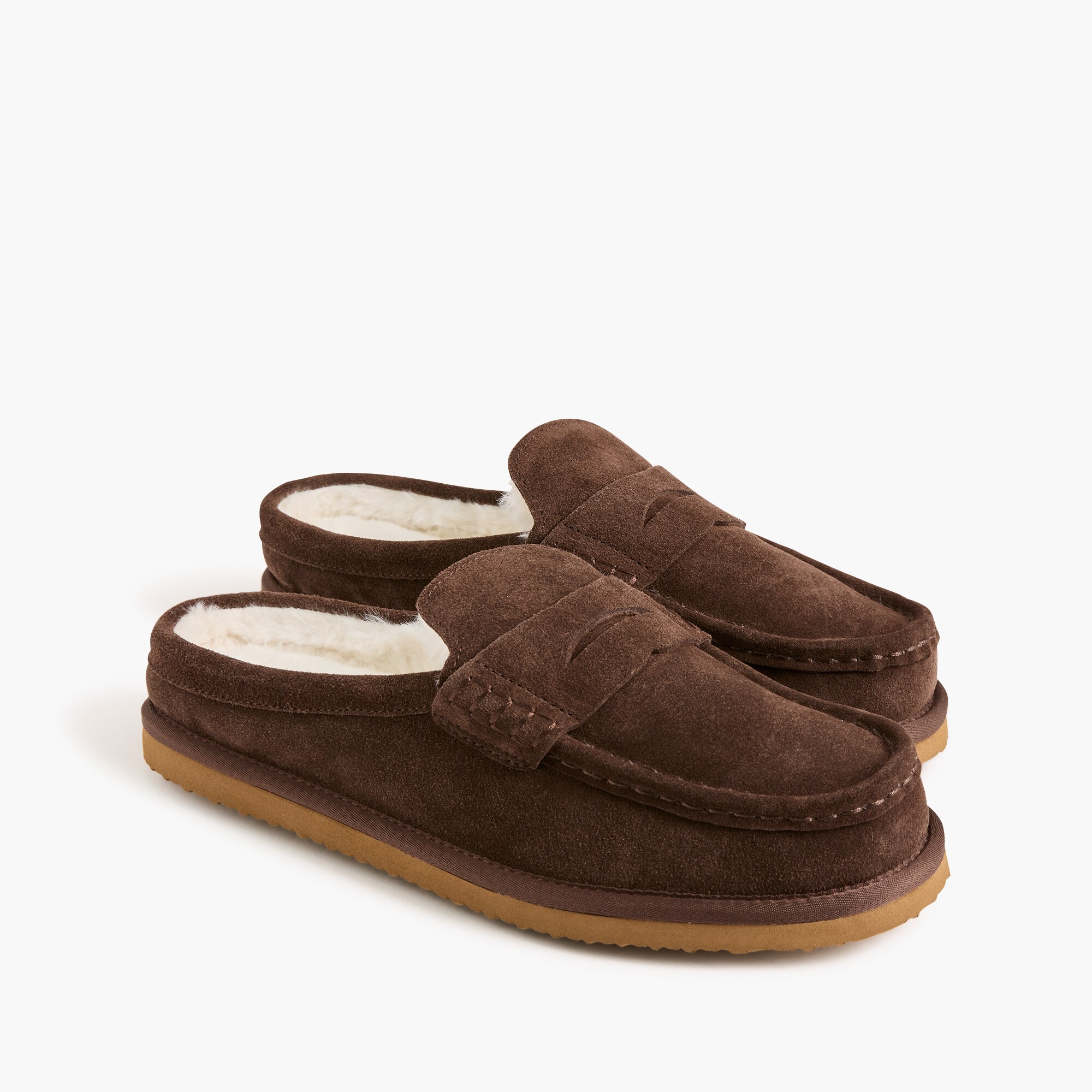 Suede Loafer Mule Slippers For Men | Factory
