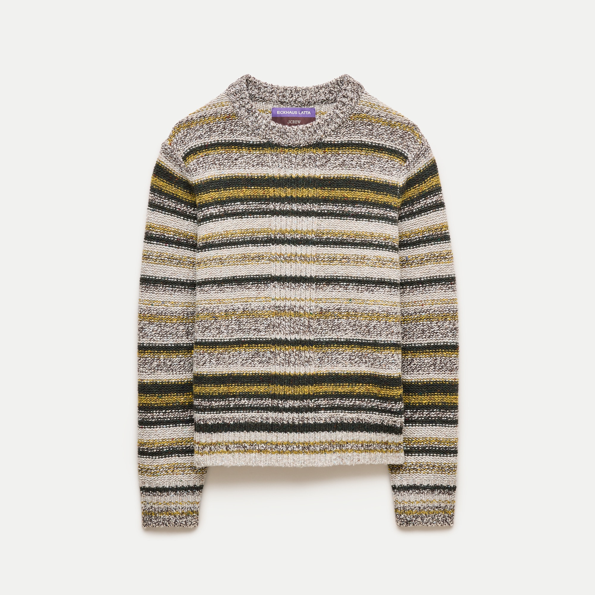 Eckhaus Latta x J.Crew striped sweater in wool blend