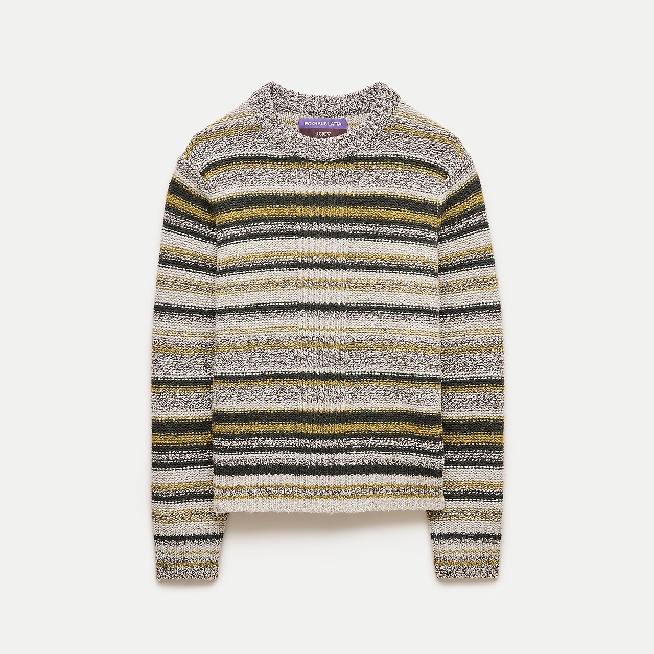 Organic Cotton Cable-knit Varsity Cardigan Sweater For Men | J.Crew