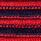 Oversized cashmere crewneck sweater NAVY RED
