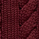Rive crewneck in cotton INKY BURGUNDY
