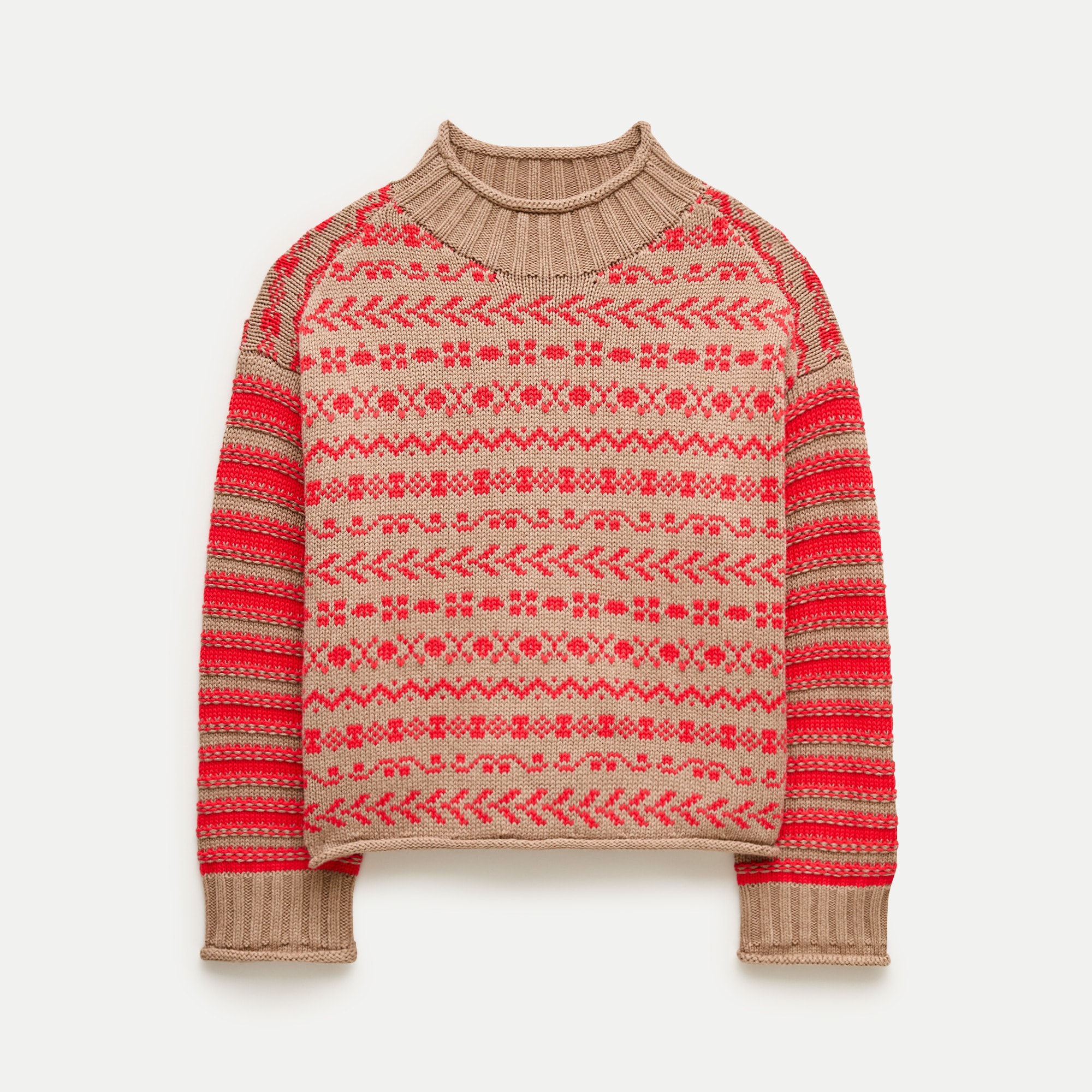 2025 Rollneck™ Fair Isle sweater