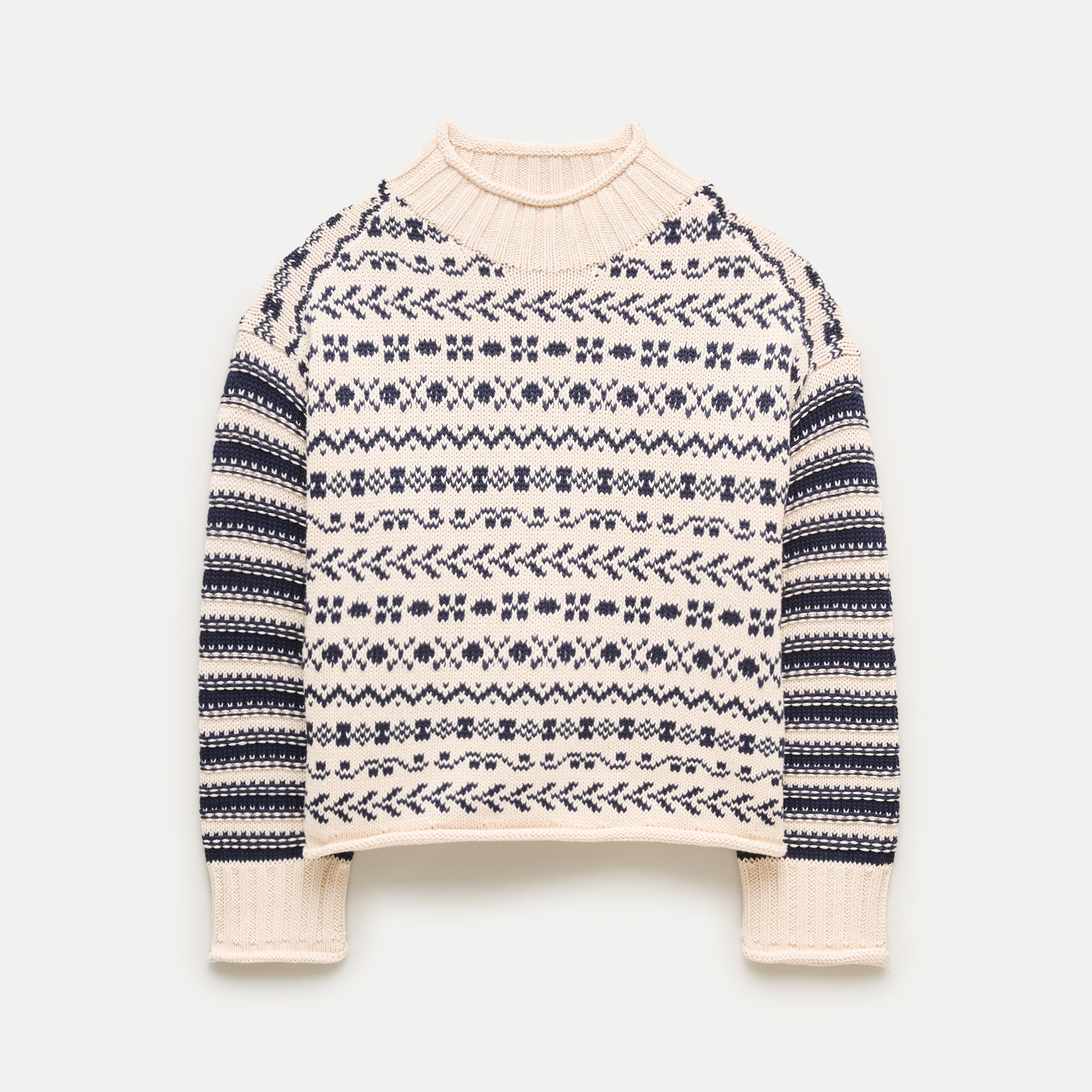 2025 Rollneck™ Fair Isle sweater