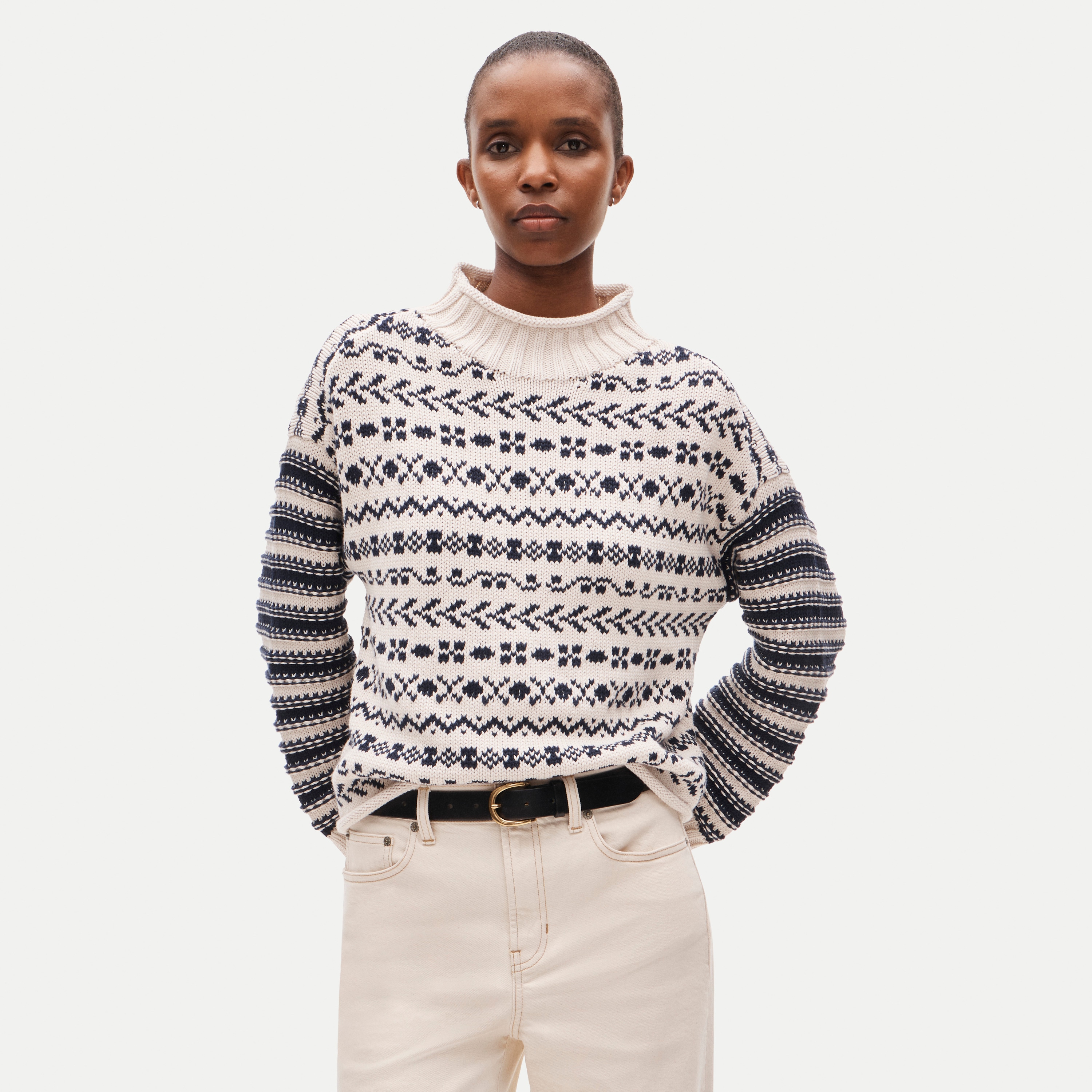 2025 Rollneck™ Fair Isle sweater