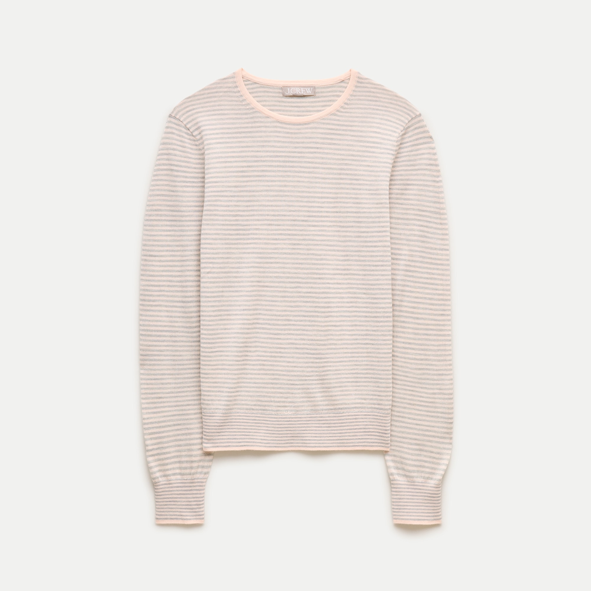 Clair crewneck sweater in striped merino wool