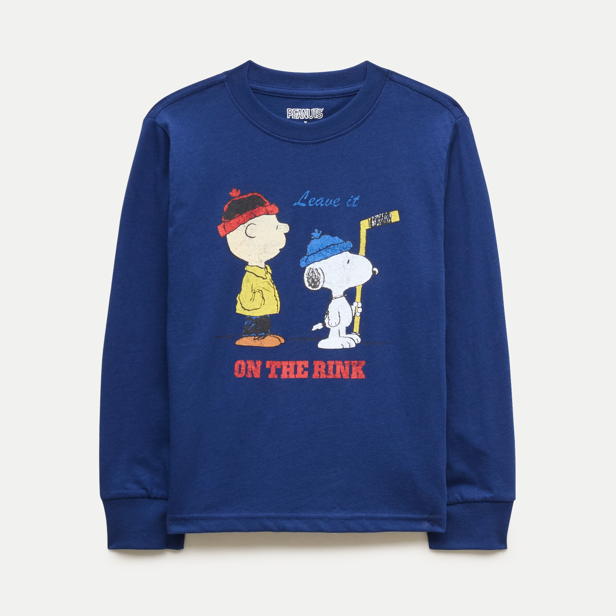 Peanuts® x Crewcuts kids' hockey graphic T-shirt