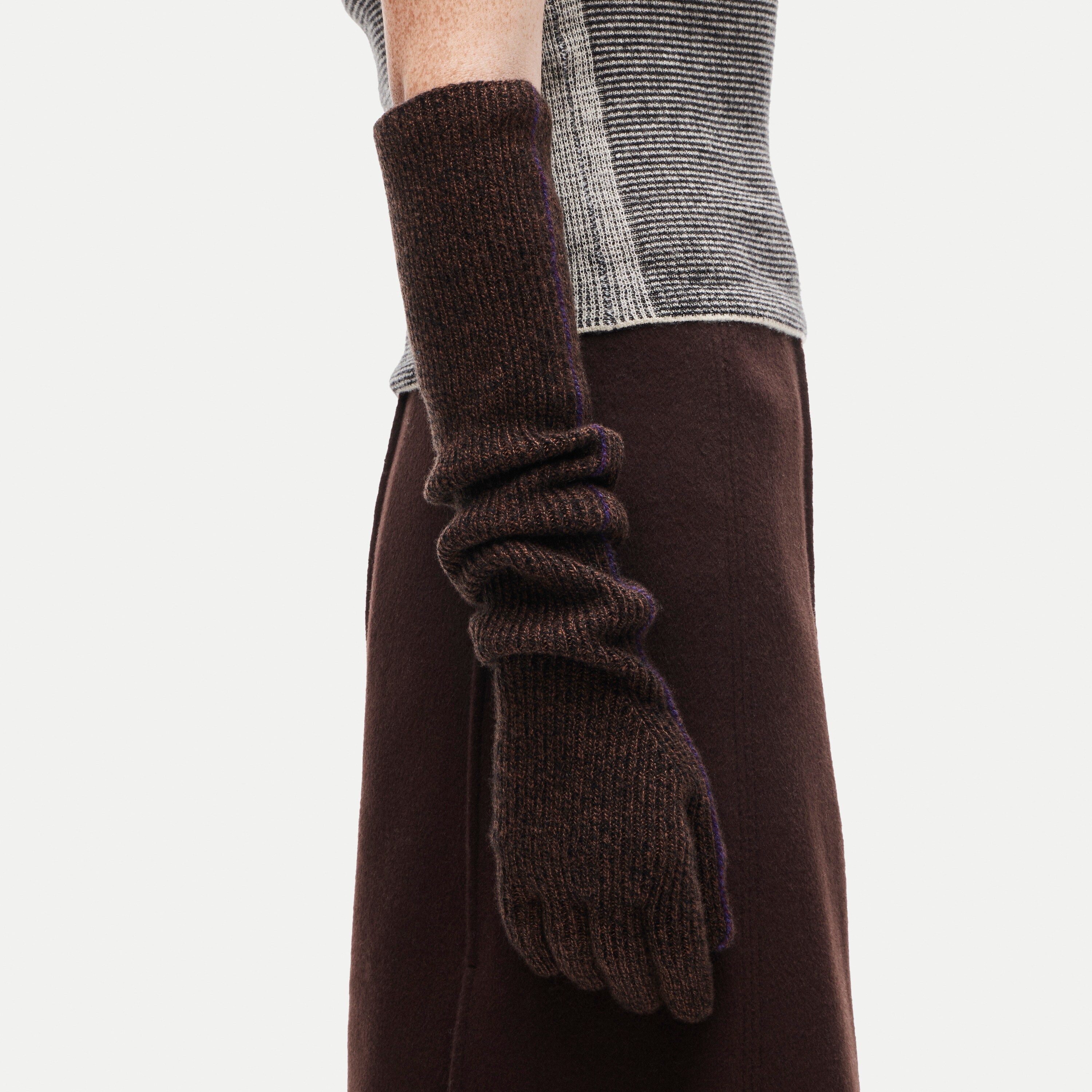 Eckhaus Latta x J.Crew cashmere opera gloves