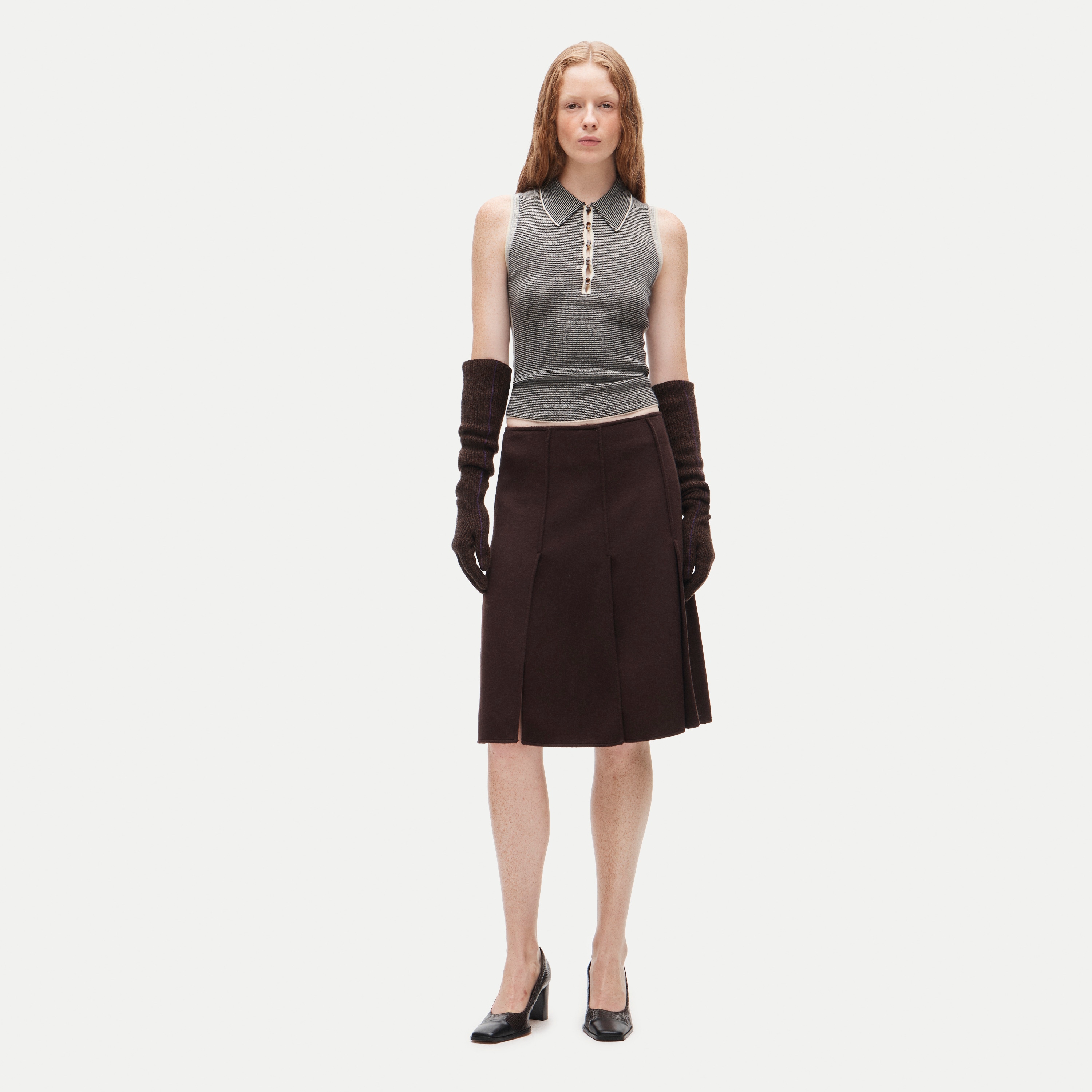 Eckhaus Latta x J.Crew cashmere opera gloves