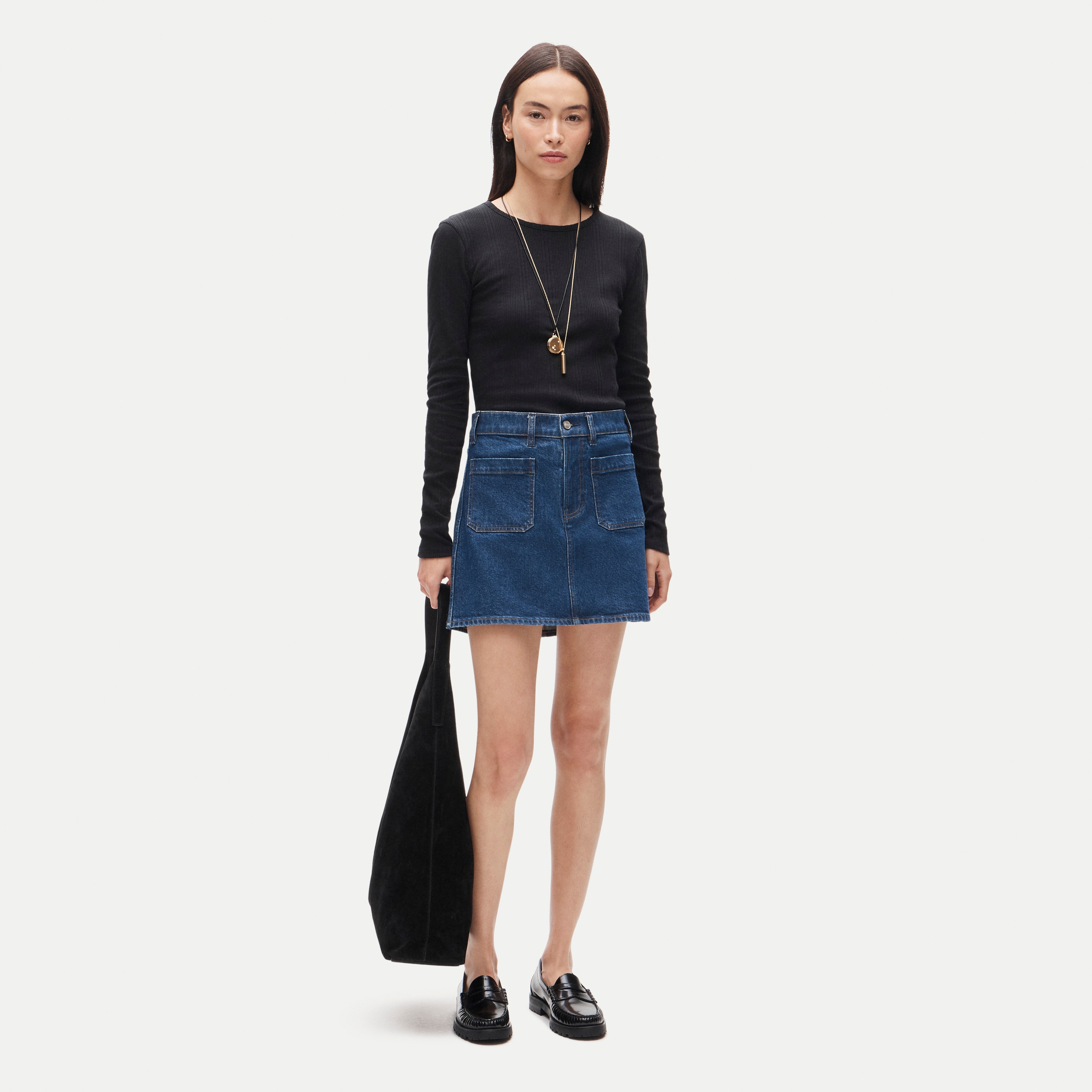 Pointelle long-sleeve T-shirt - thumbnail 2