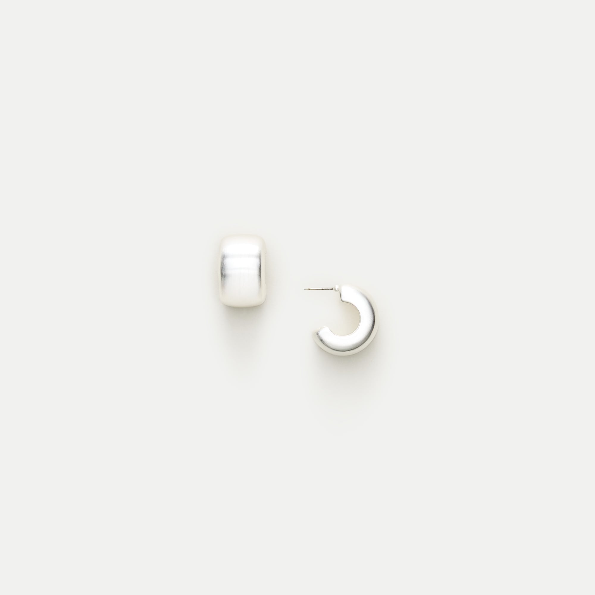 Oversized hoop earrings