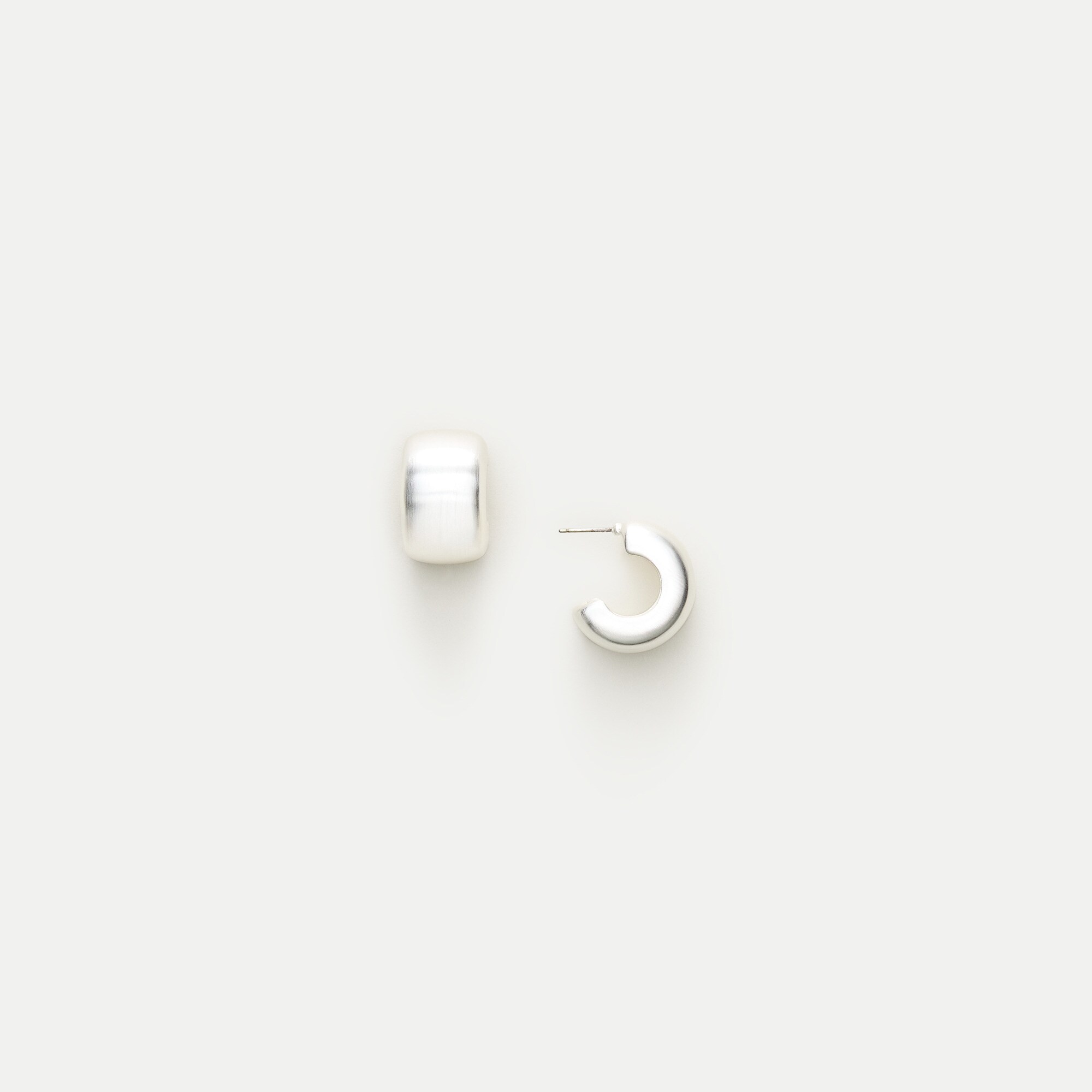Oversized hoop earrings