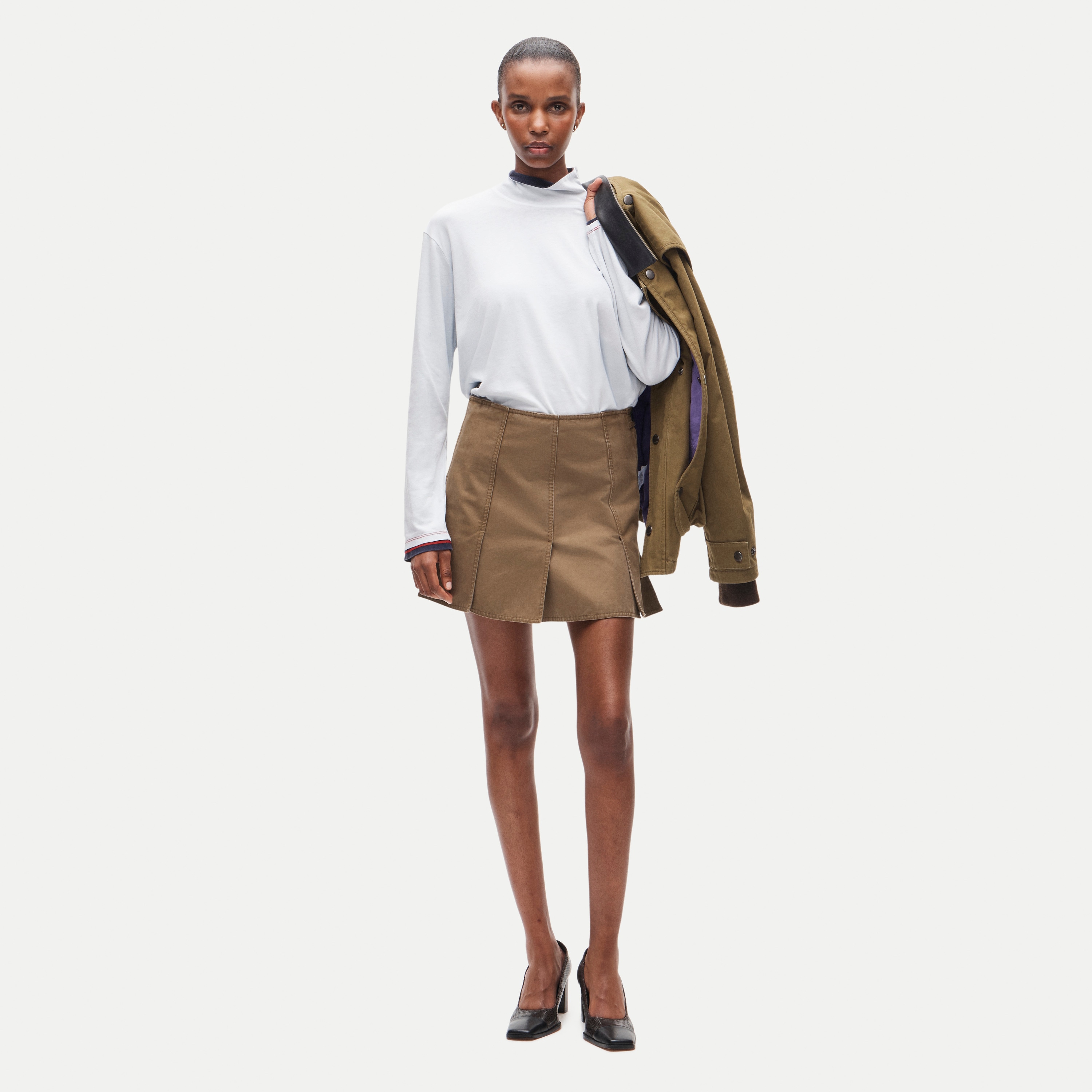 Eckhaus Latta x J.Crew reversible jersey turtleneck - thumbnail 2