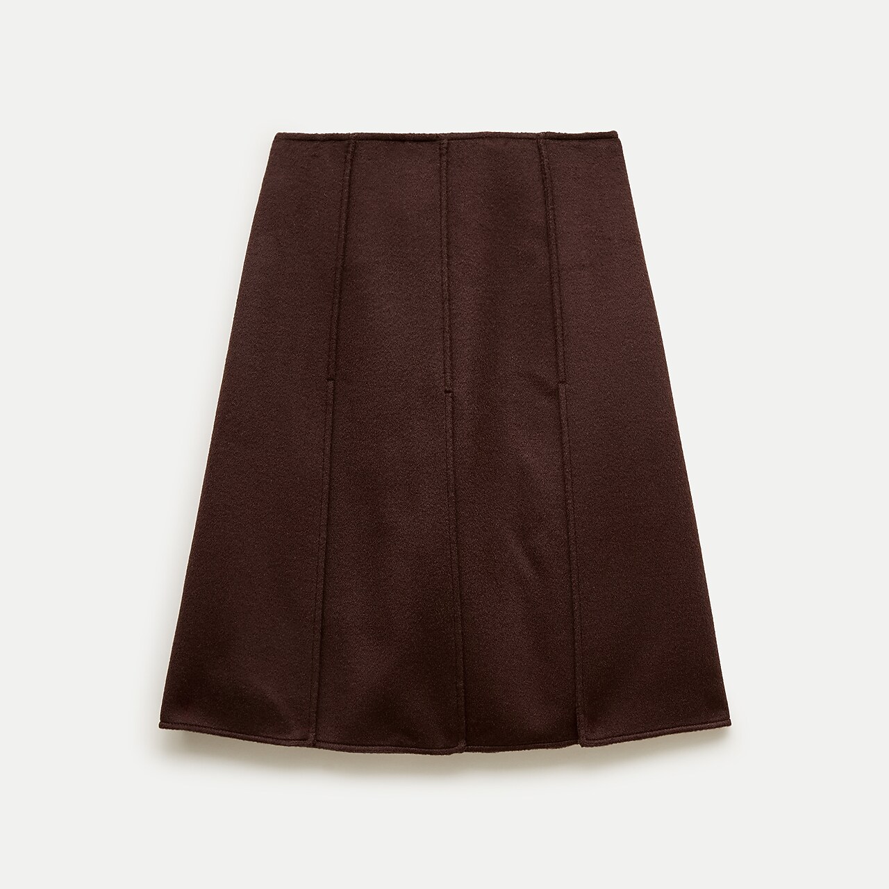 Eckhaus Latta X J.Crew Paneled Wool-blend Skirt For Women | J.Crew