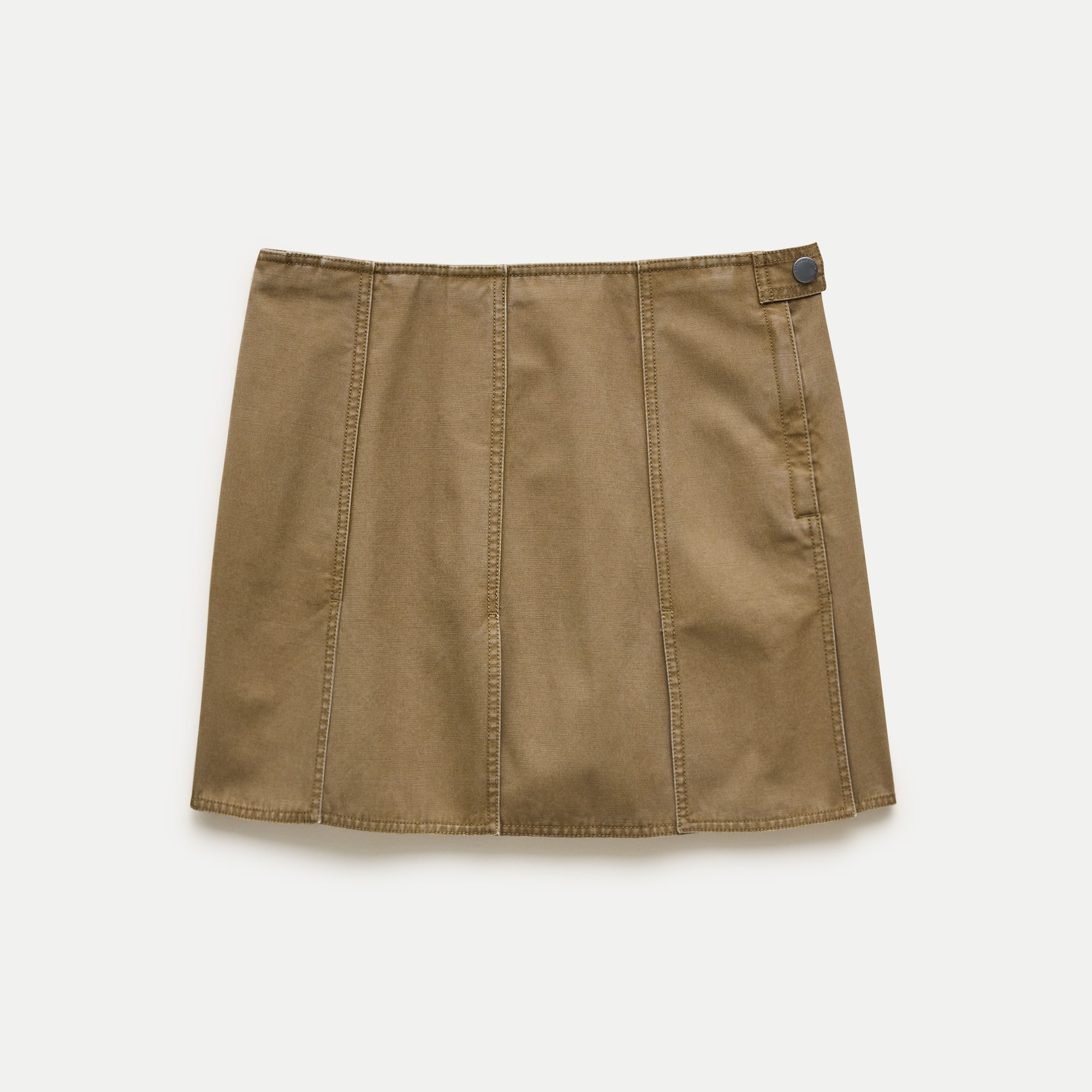 Eckhaus Latta x J.Crew paneled mini skirt