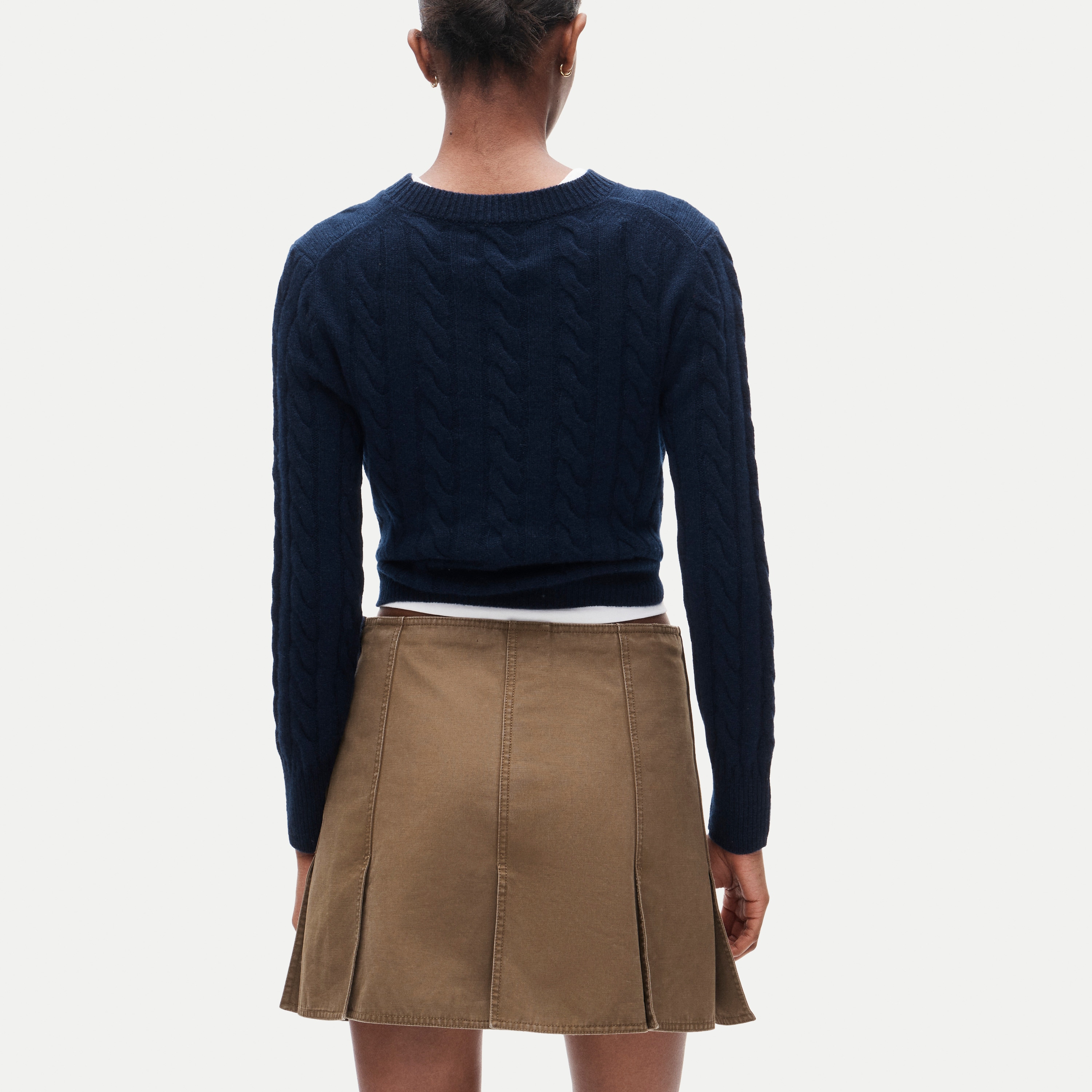 Eckhaus Latta x J.Crew paneled mini skirt