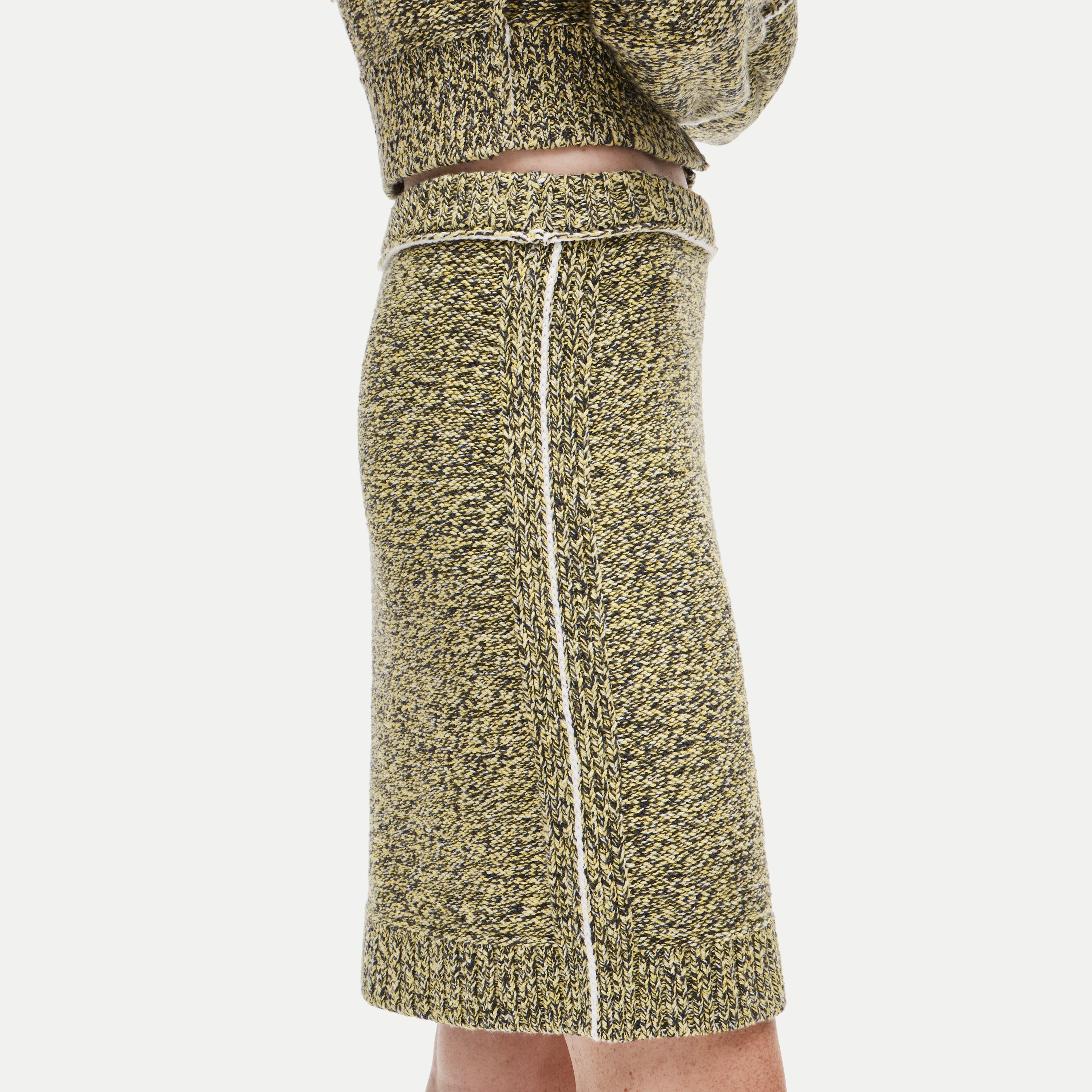 Eckhaus Latta x J.Crew marled sweater-skirt - thumbnail 2