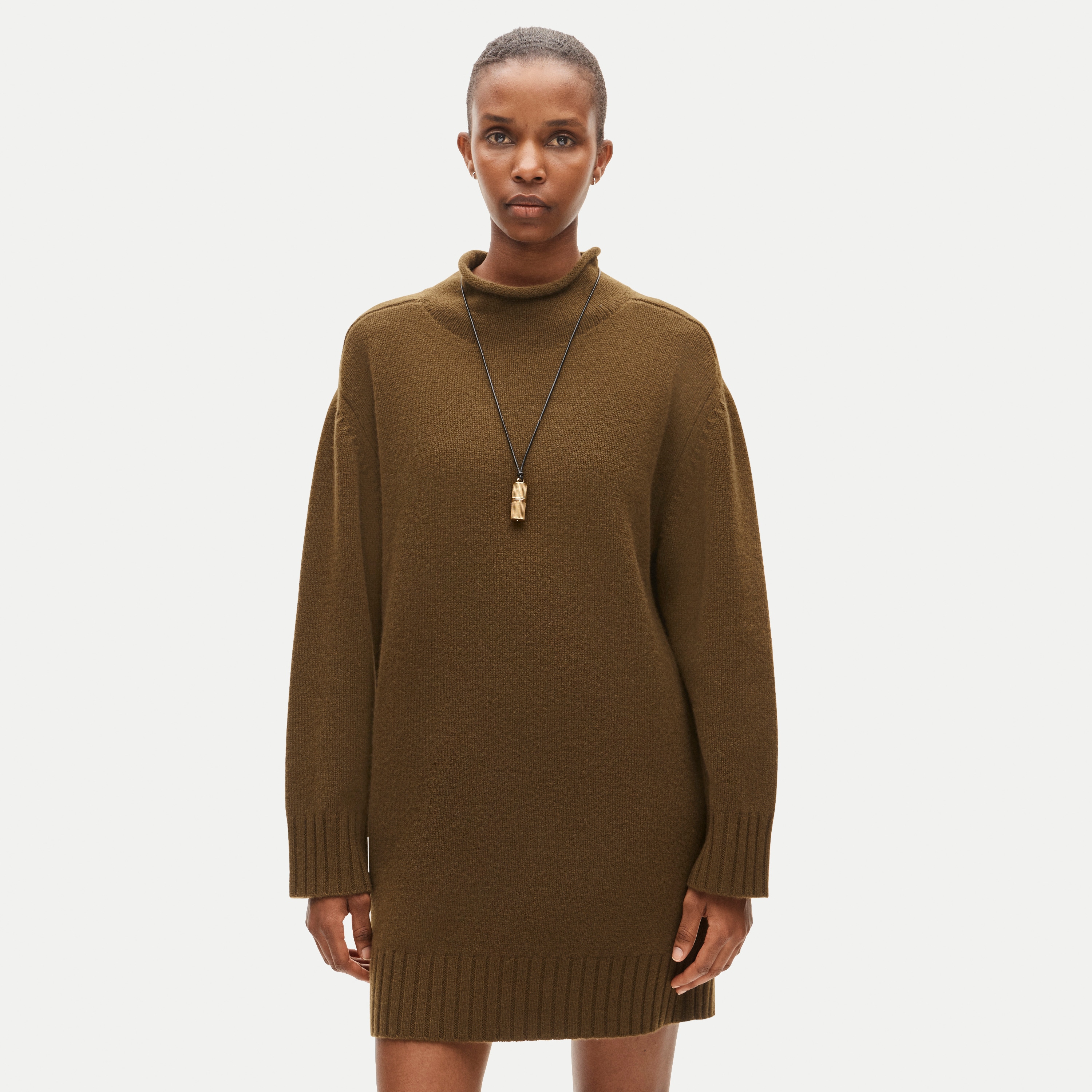 Wool Rollneck™ sweater-dress