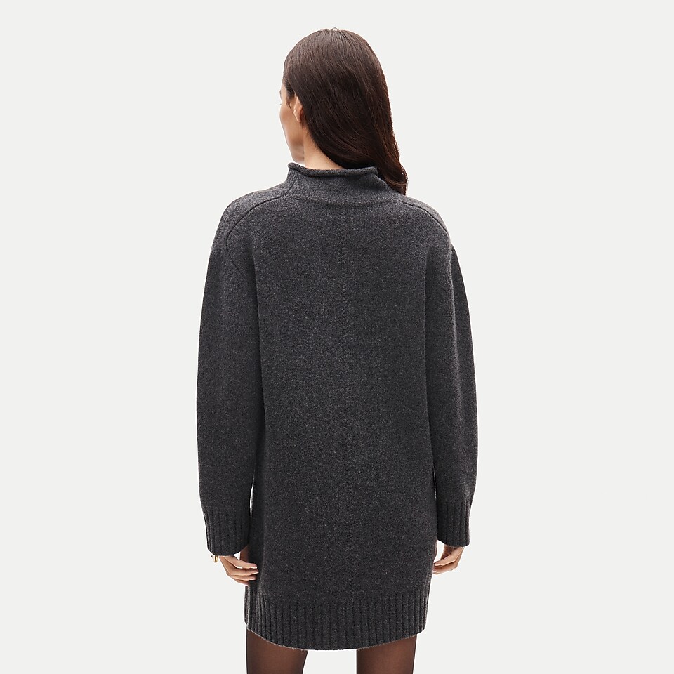 Bell-sleeve Mini Sweater-dress In Merino Wool For Women | J.Crew