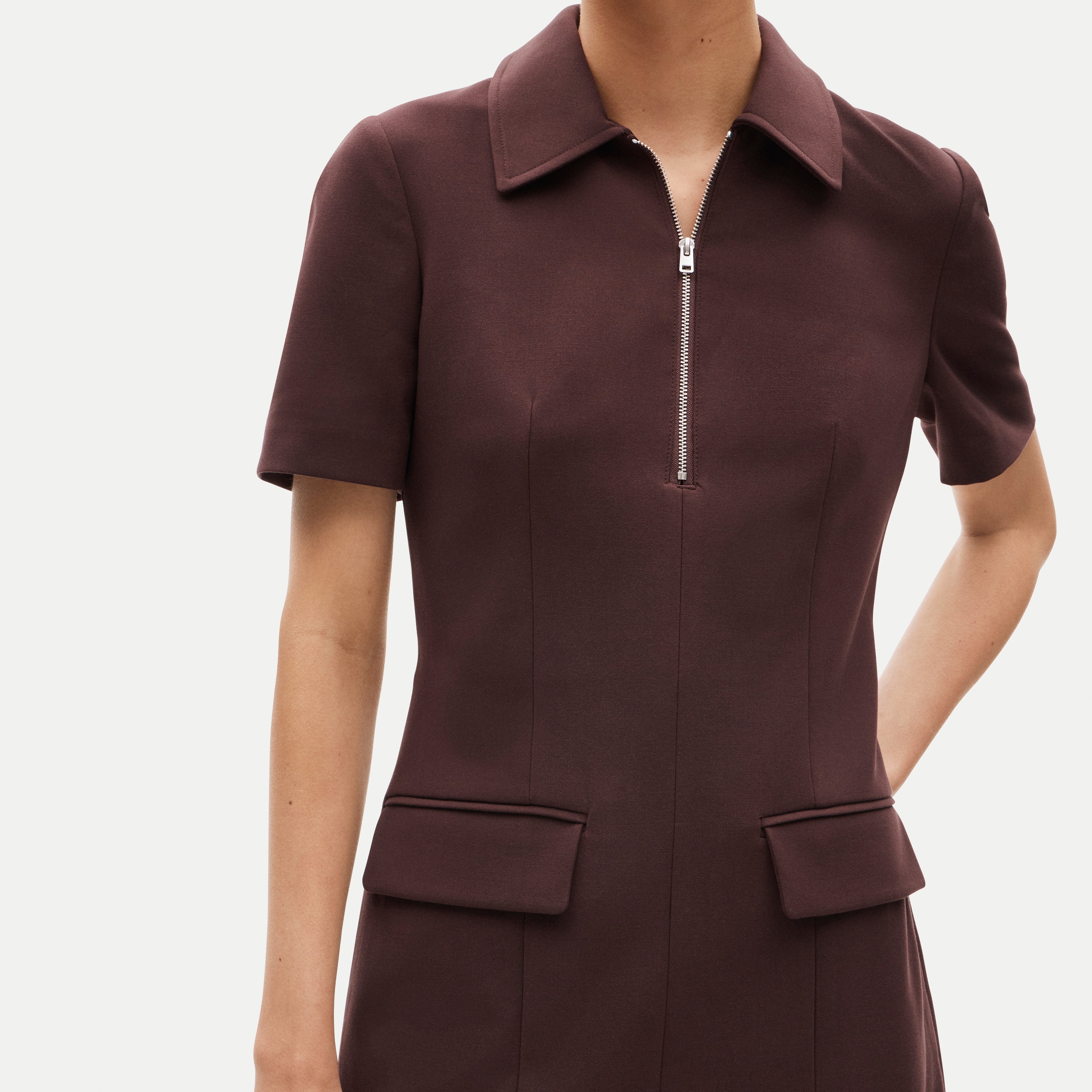 Parc dress in four-season stretch