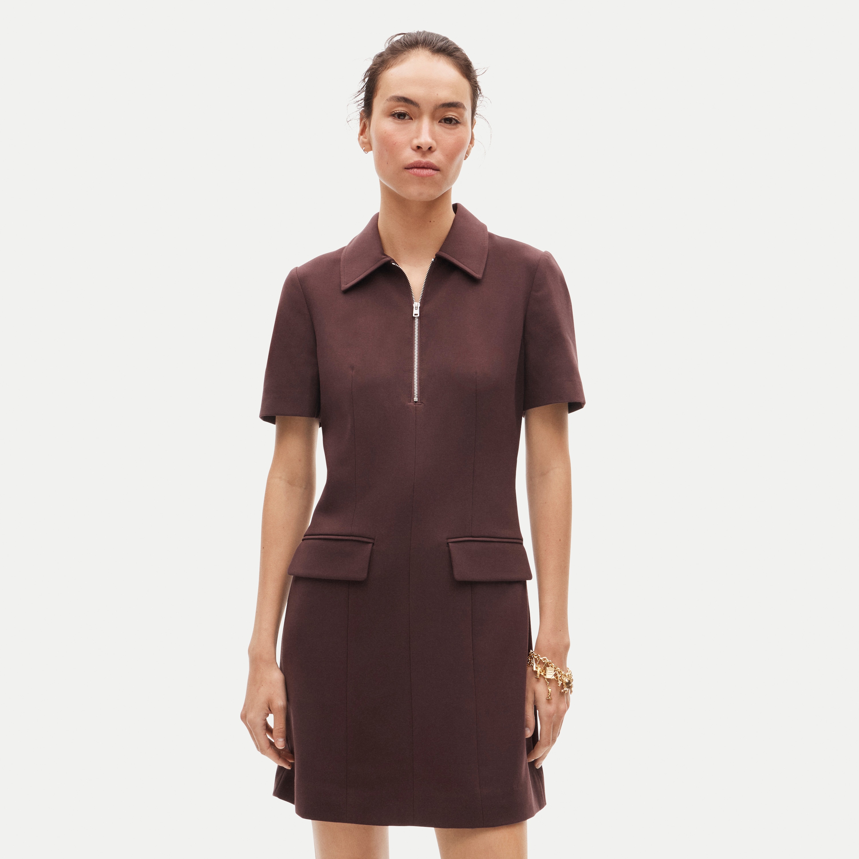 Parc dress in four-season stretch