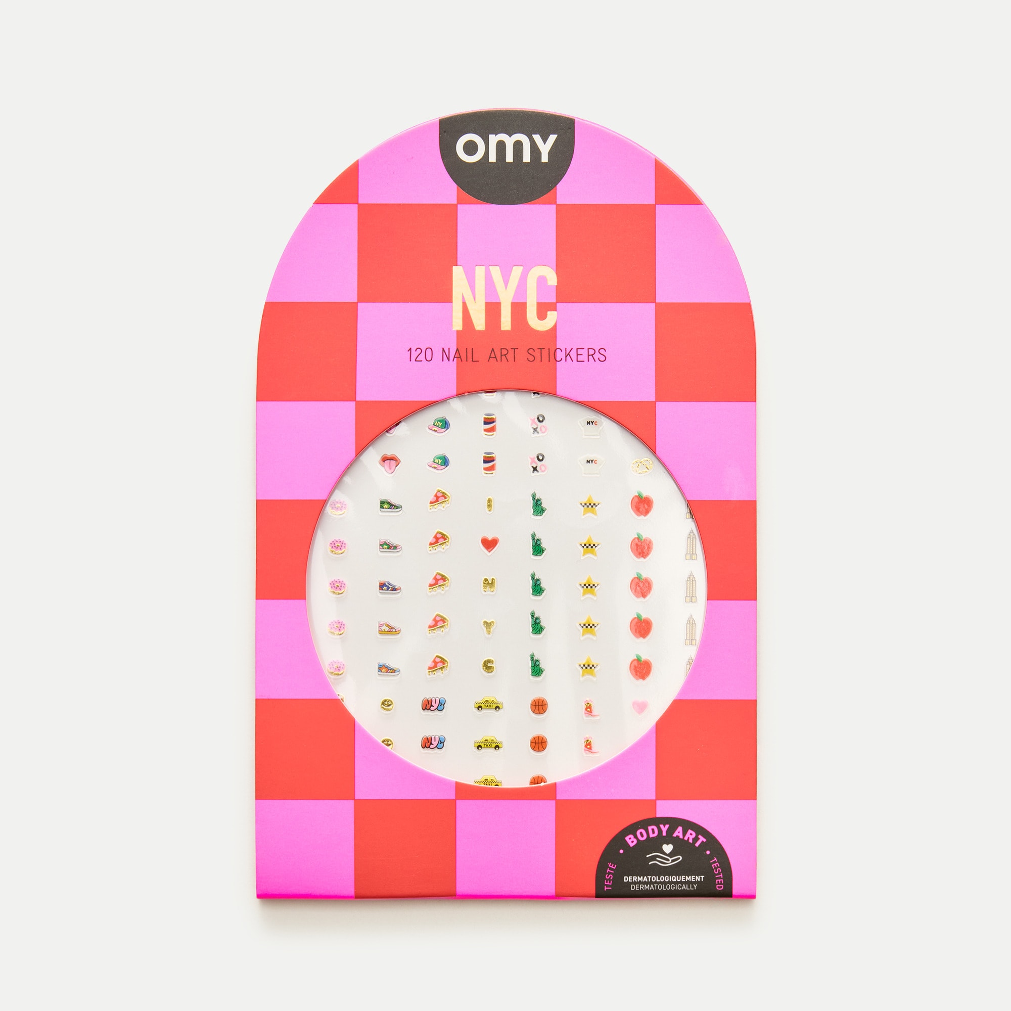 OMY NYC nail stickers 120-pack