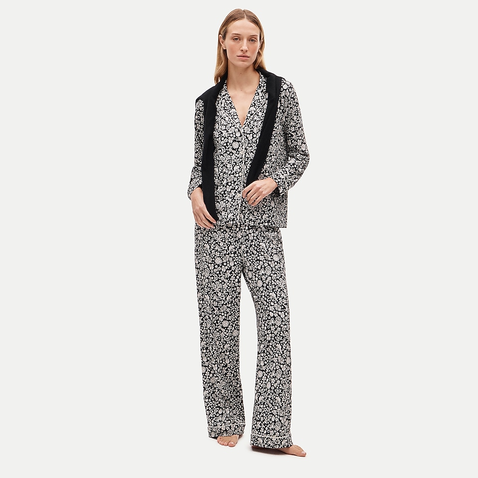 Dreamy pajama pant set in charm print by J.Crew