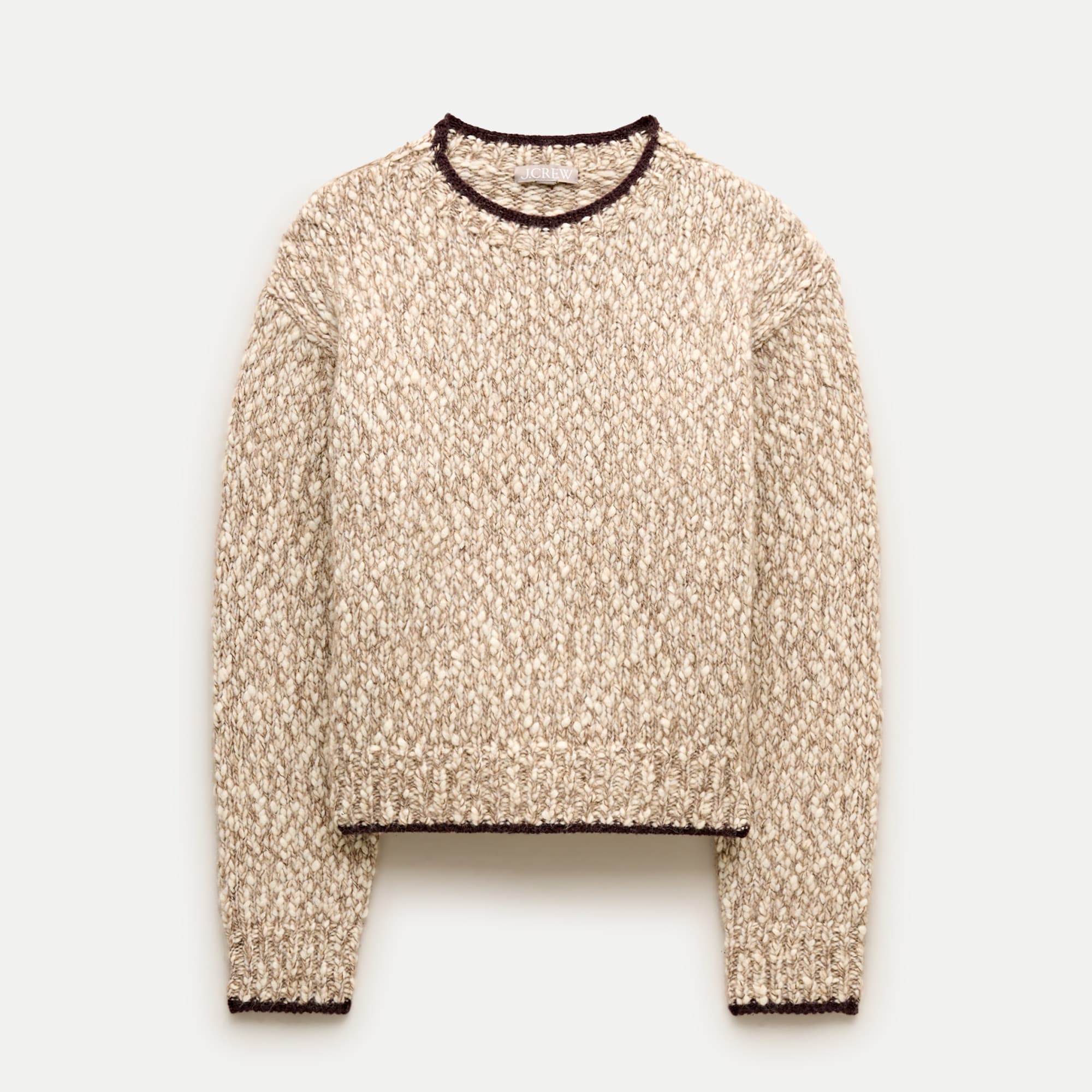 Crewneck sweater in Italian wool blend