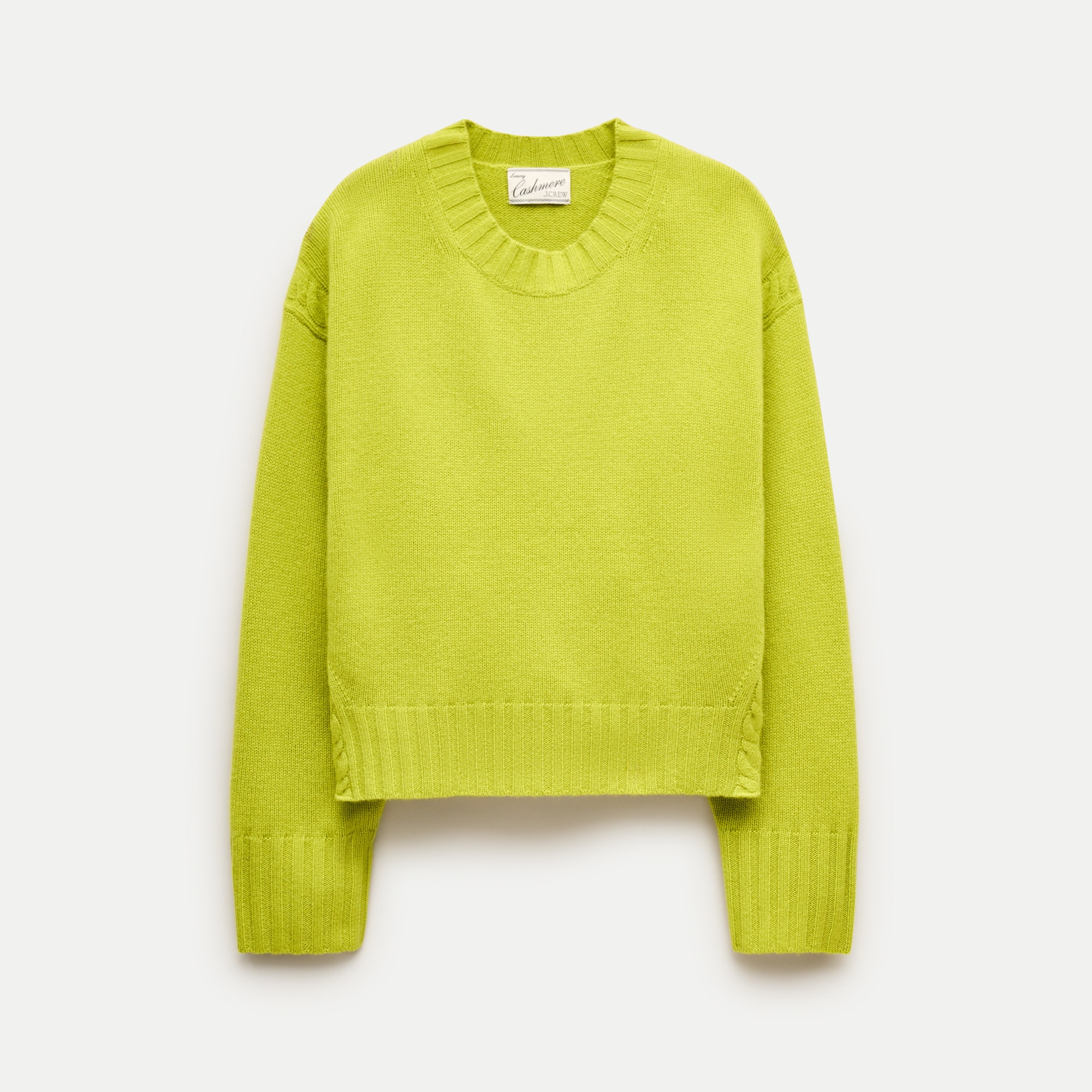 Relaxed cashmere crewneck