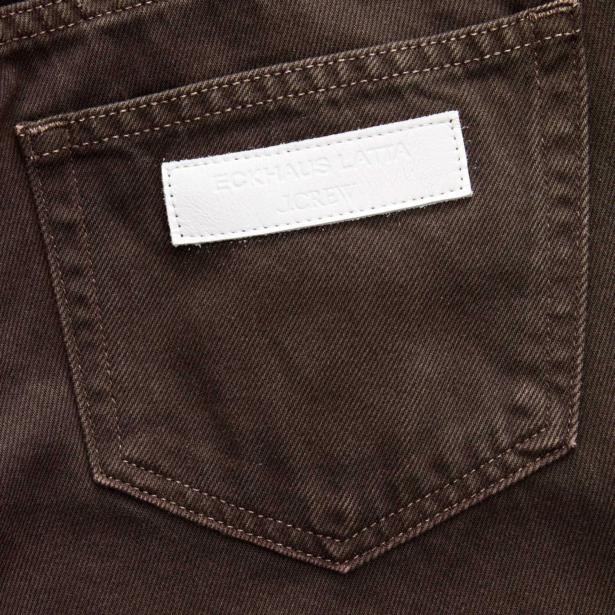Eckhaus Latta x J.Crew catalog jean