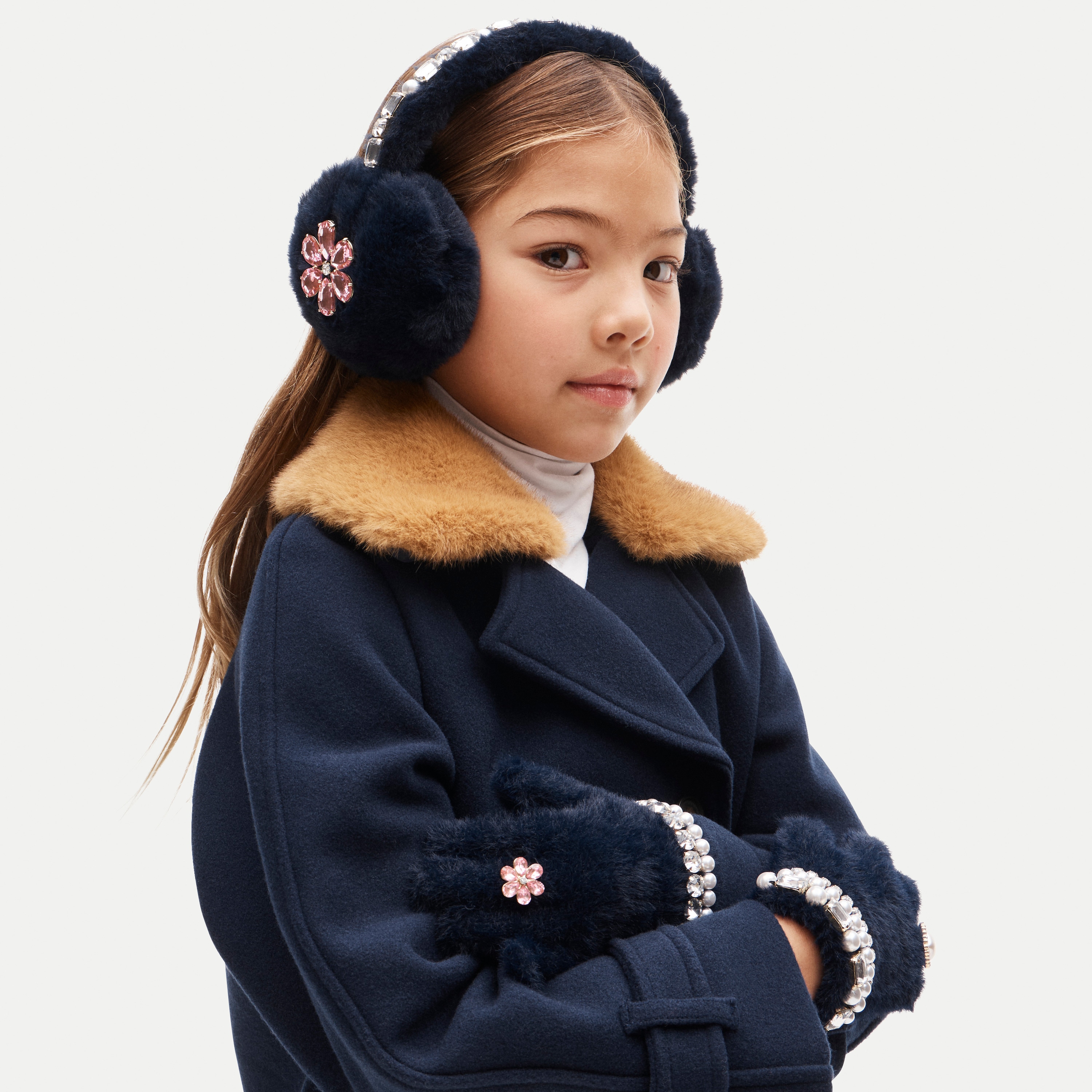 Super Smalls x Crewcuts girls' embellished earmuffs