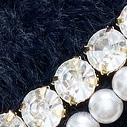 Super Smalls x Crewcuts girls' embellished gloves NAVY
