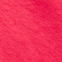 Full-length slim-wide jean in garment dye VINTAGE RUBY