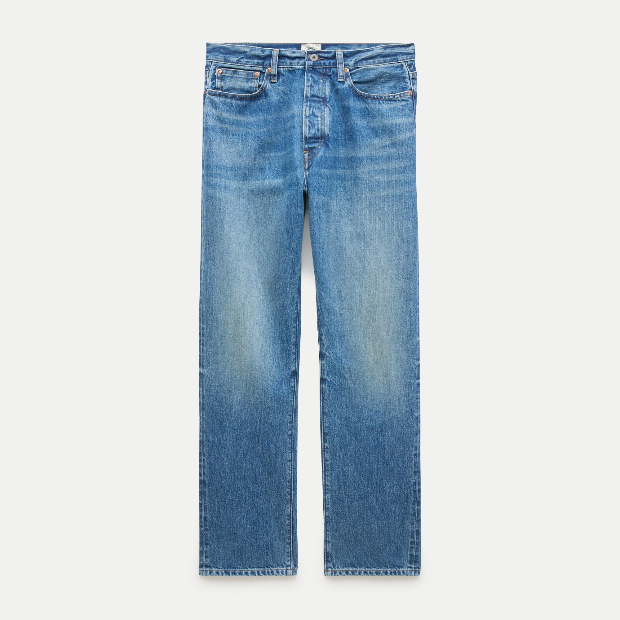 High-rise Straight-fit jean in Japanese selvedge denim