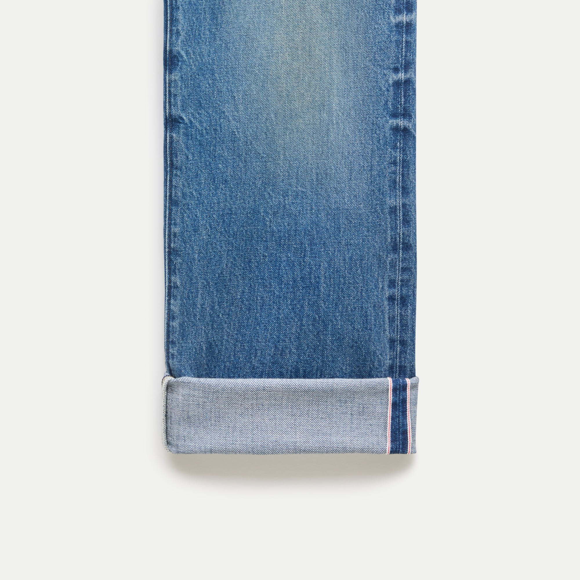 High-rise Straight-fit jean in Japanese selvedge denim